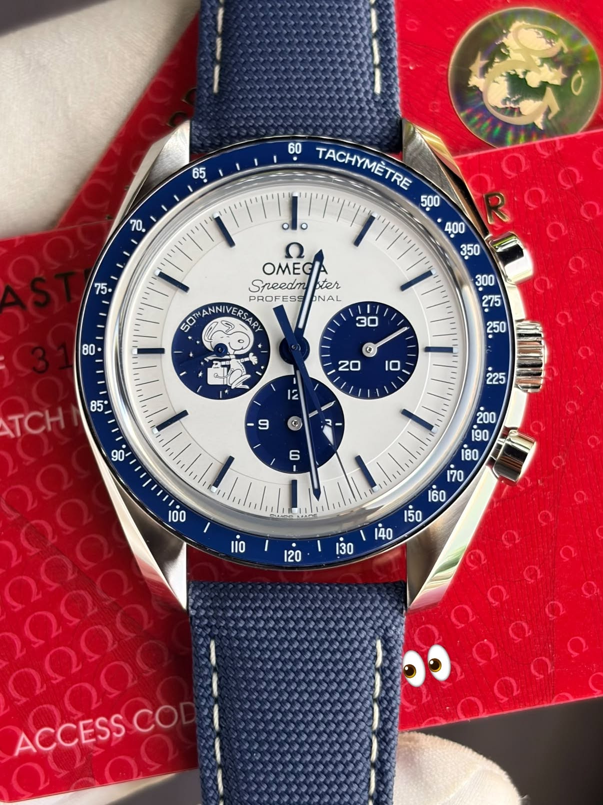 May be an image of wrist watch and text that says '65 70. olo 60 TACHYMETRE 500 400 R 350 75. OMEGI Sneedm bter PROFESS ONAL 50 ANNI ERSAR ဗ 85° 250 O 20 10 12 TCH 225 9 © 90 6ေ I…