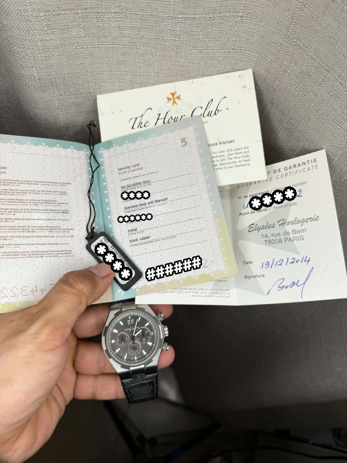 May be an image of wrist watch, ticket stub and text
