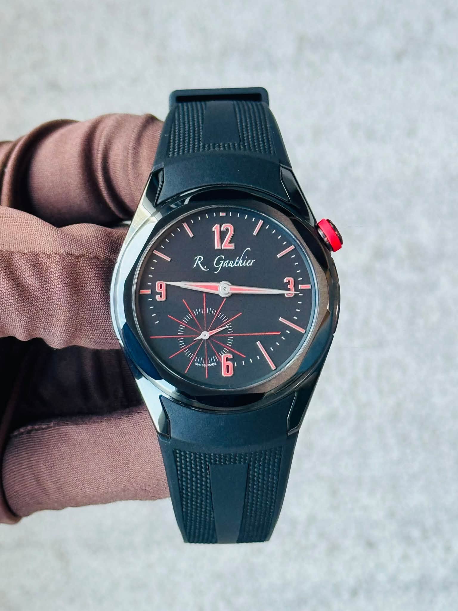 May be an image of digital watch and text