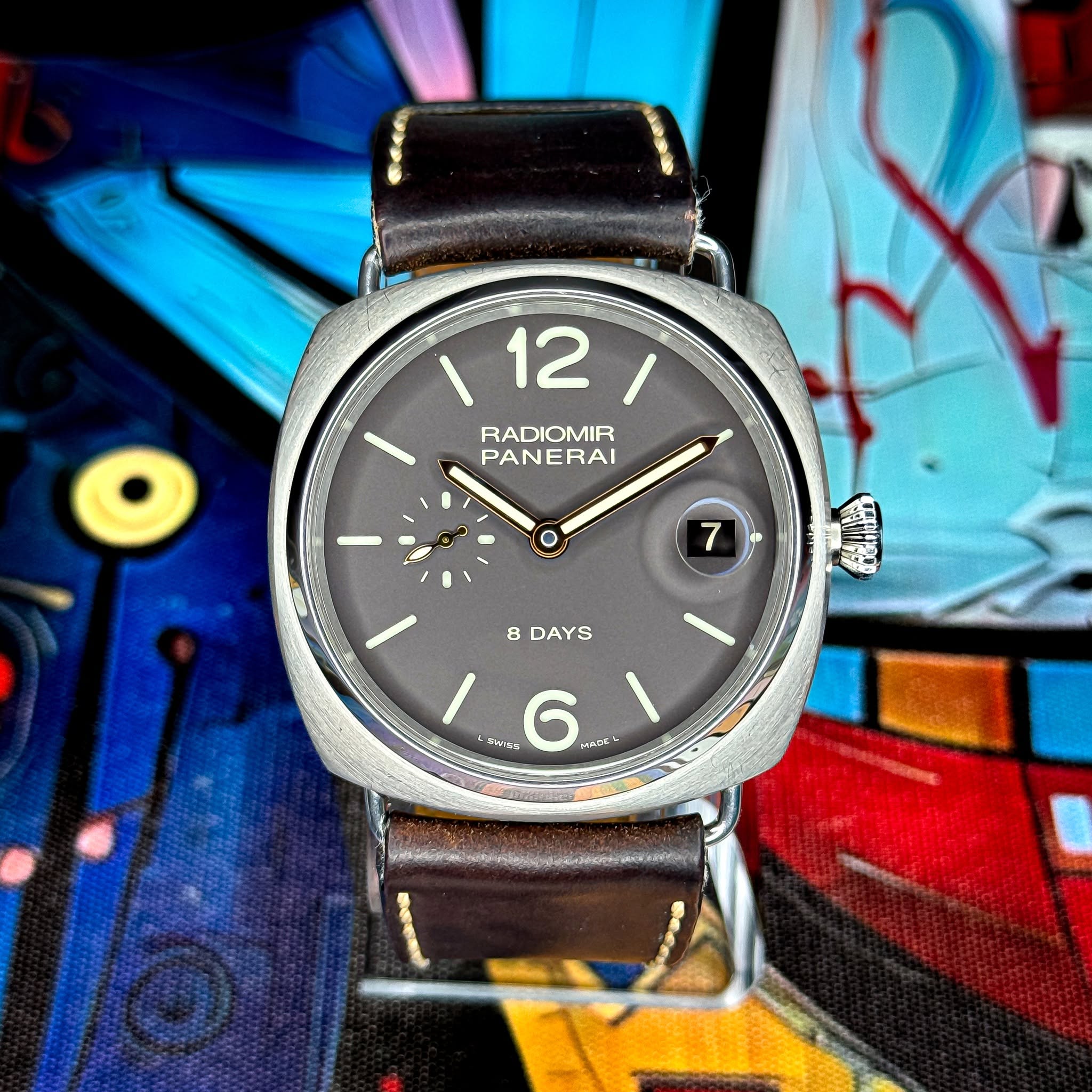 May be an image of wrist watch and text