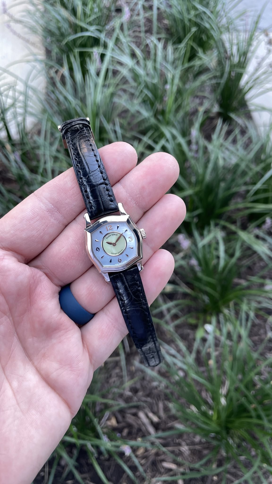 May be an image of digital watch and text
