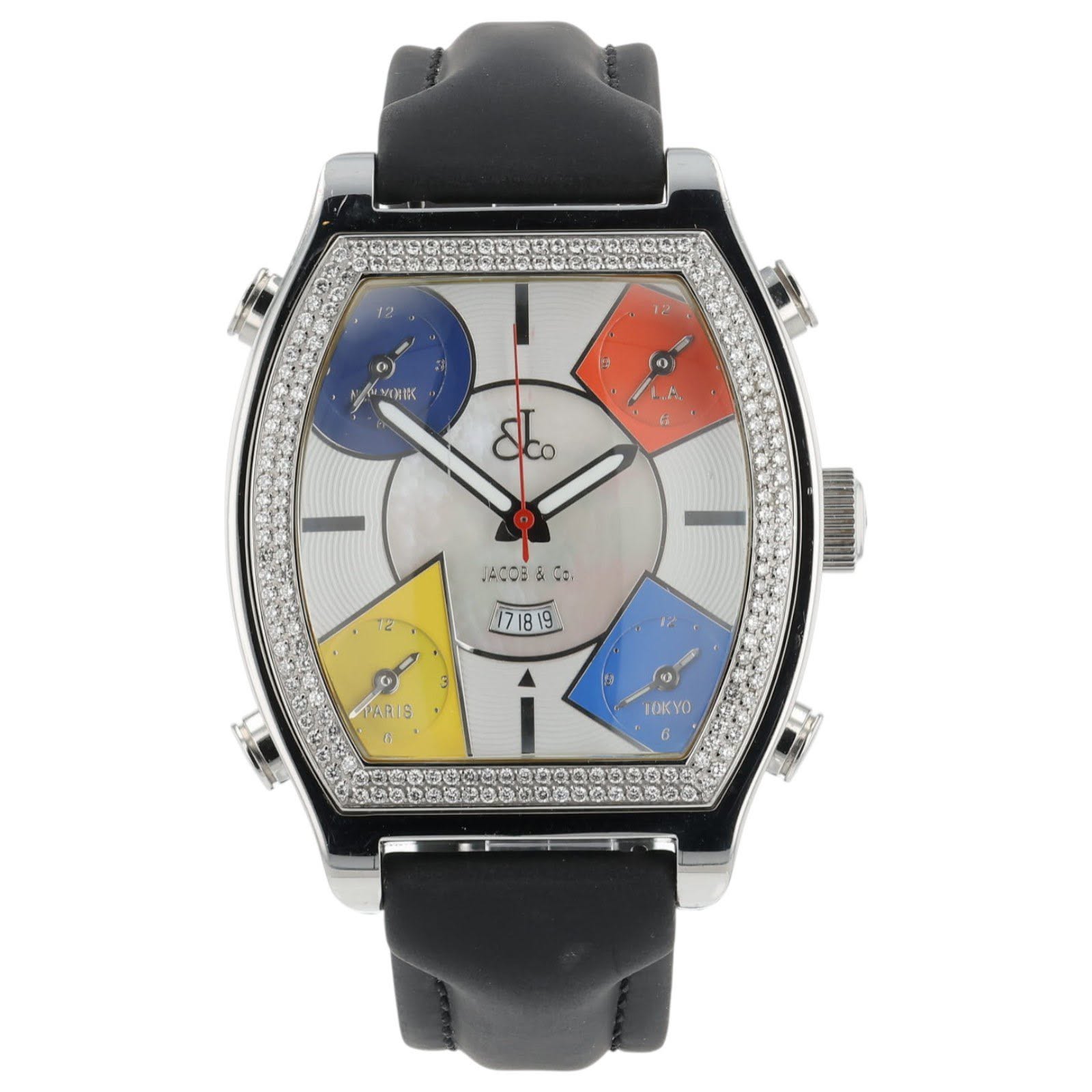 May be an image of digital watch and text
