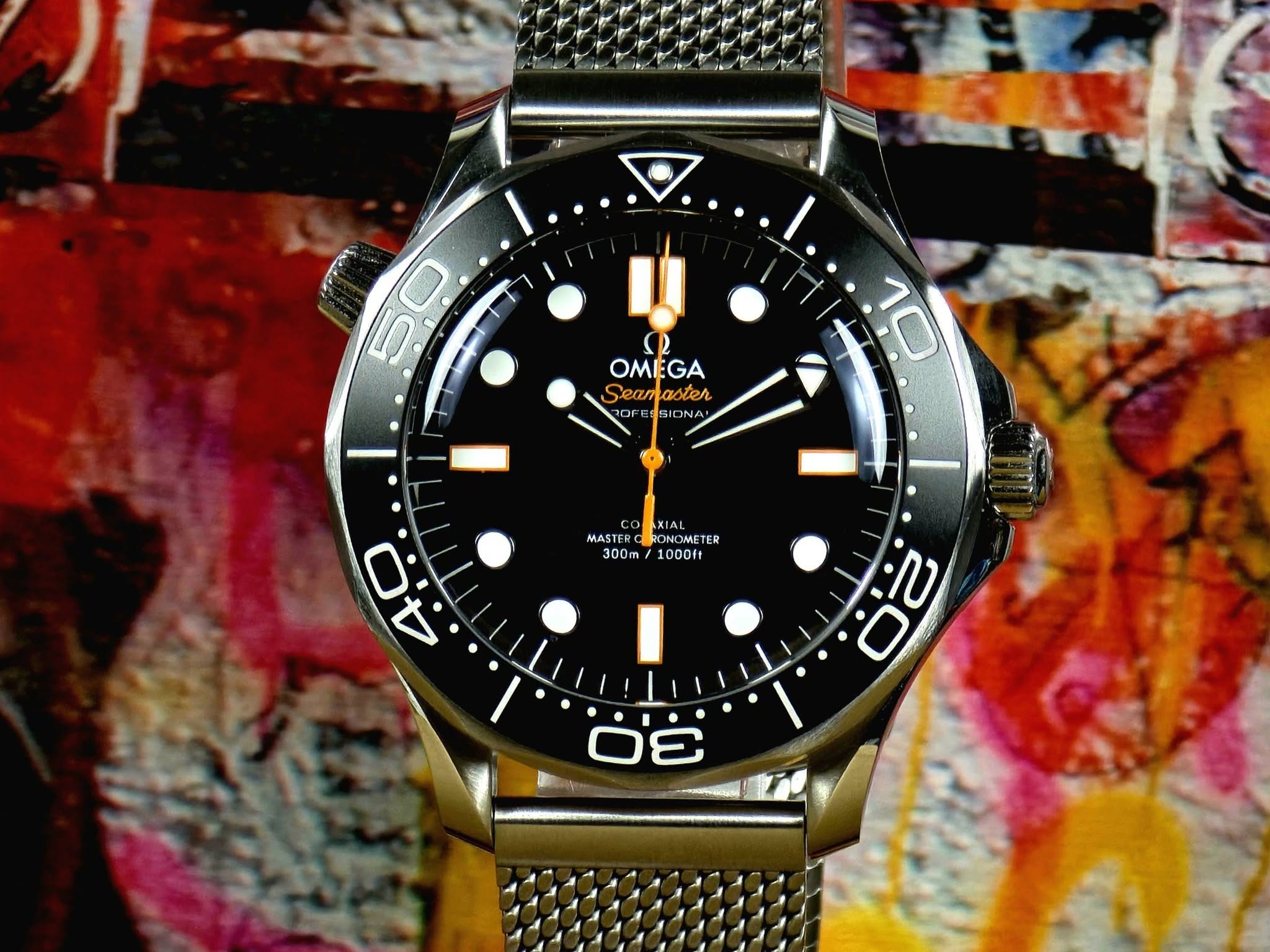 May be an image of wrist watch, strap and text that says 'ፕዮትጵያ C OMEGA GA OMI Seamaster ver Seam aster eamaste OF ID NA' 10 MASTER 300m TONOME FEA ER 1000ff 40 4 ن 20 2 T ن .…
