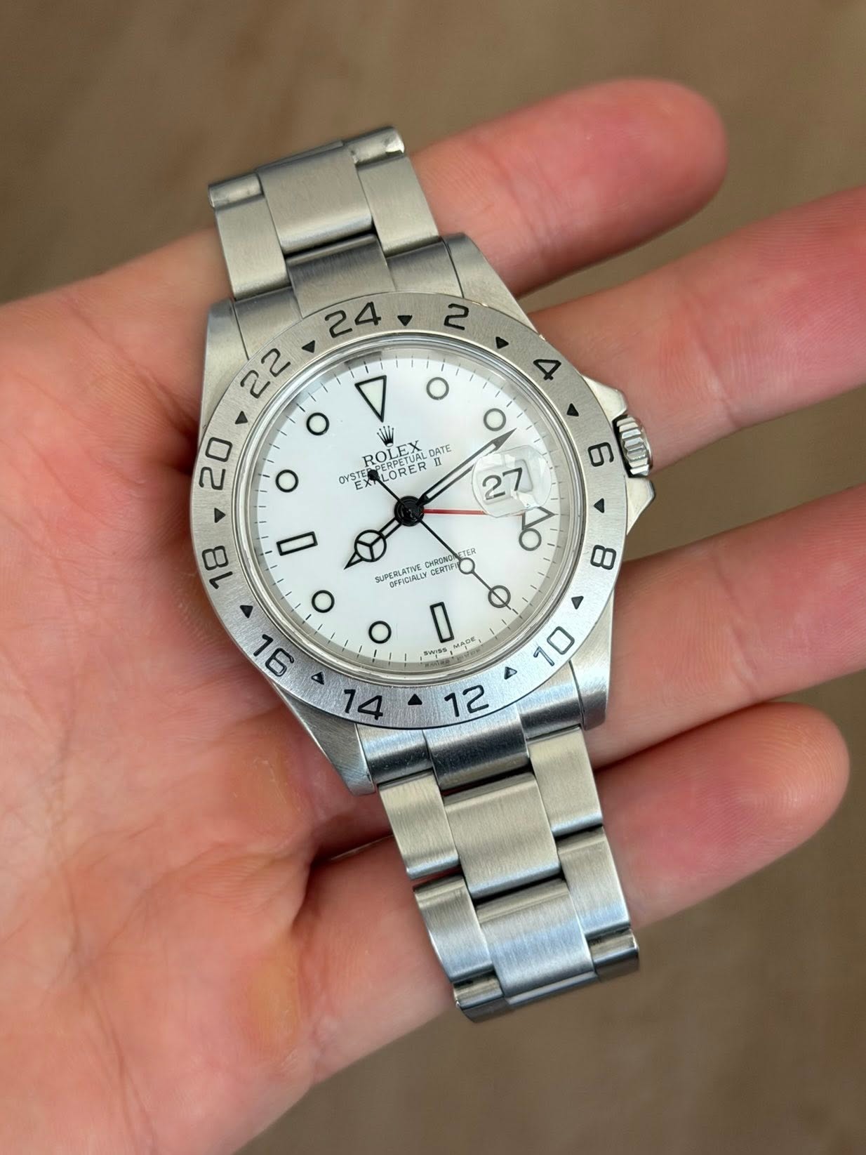 May be an image of wrist watch and text that says ' o ۷ O 20 ROLEA DATE O CYST נכעם EX LORER 4 O 6 แ 18 27 B 8 CHRONG ne SUPERLATIVE OFFICIALEX CERTE I さwさ5 ,MMOE MADH 2L 16 O…