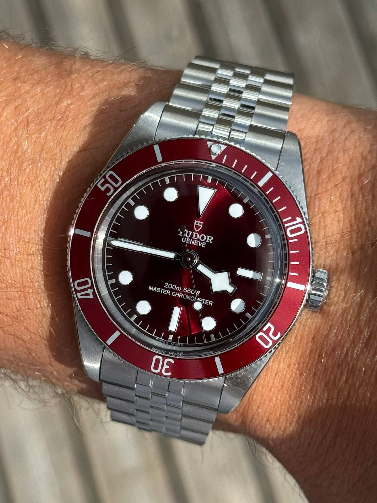 May be an image of wrist watch and text that says '50 円 UDOR HUDOR ENEVE 10 40 م MASTER CHR 660n 200m ER ICL 0 30'
