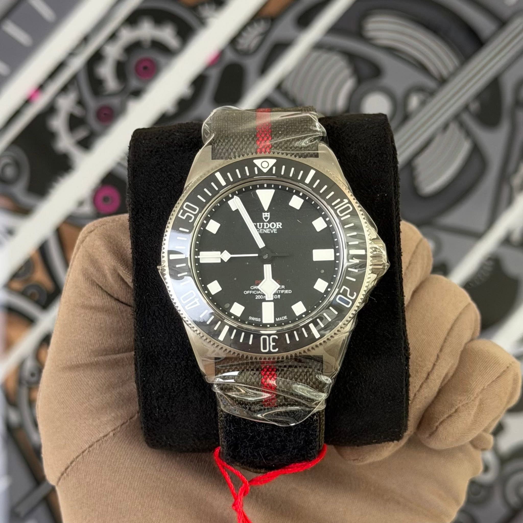 May be an image of wrist watch and text