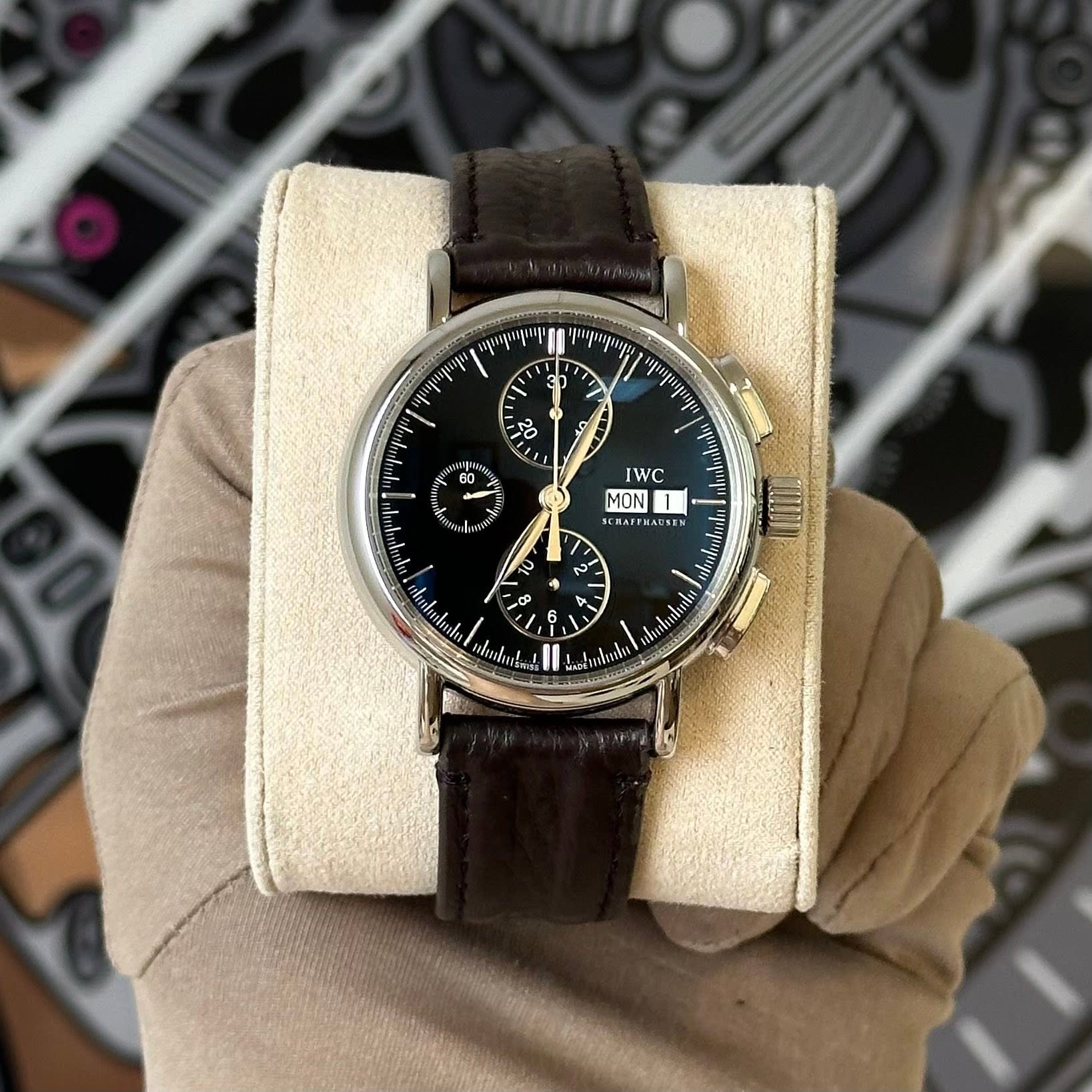 May be an image of wrist watch and text