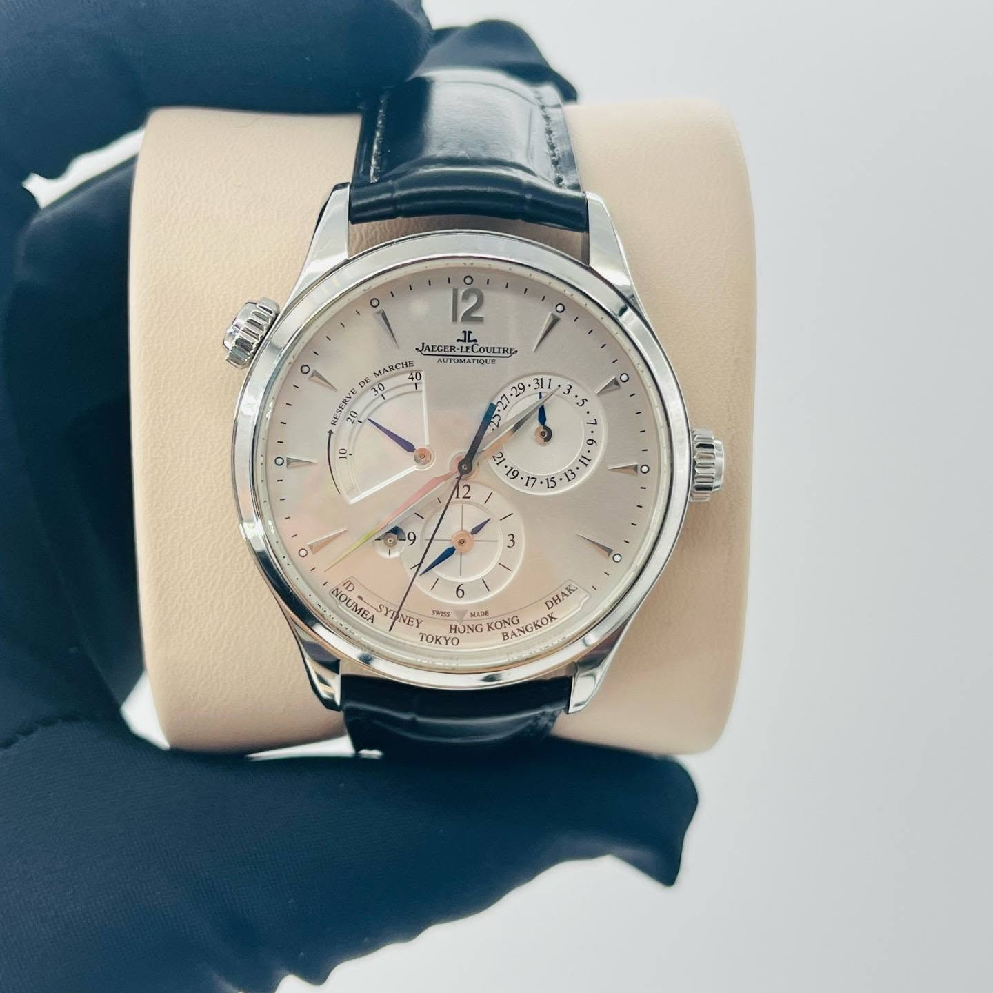 May be an image of wrist watch and text