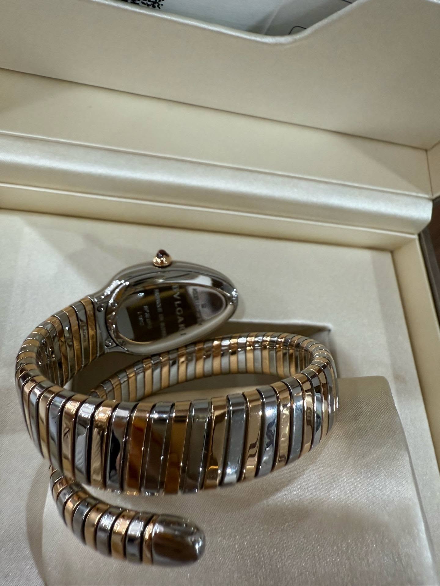 May be an image of wrist watch and jewelry
