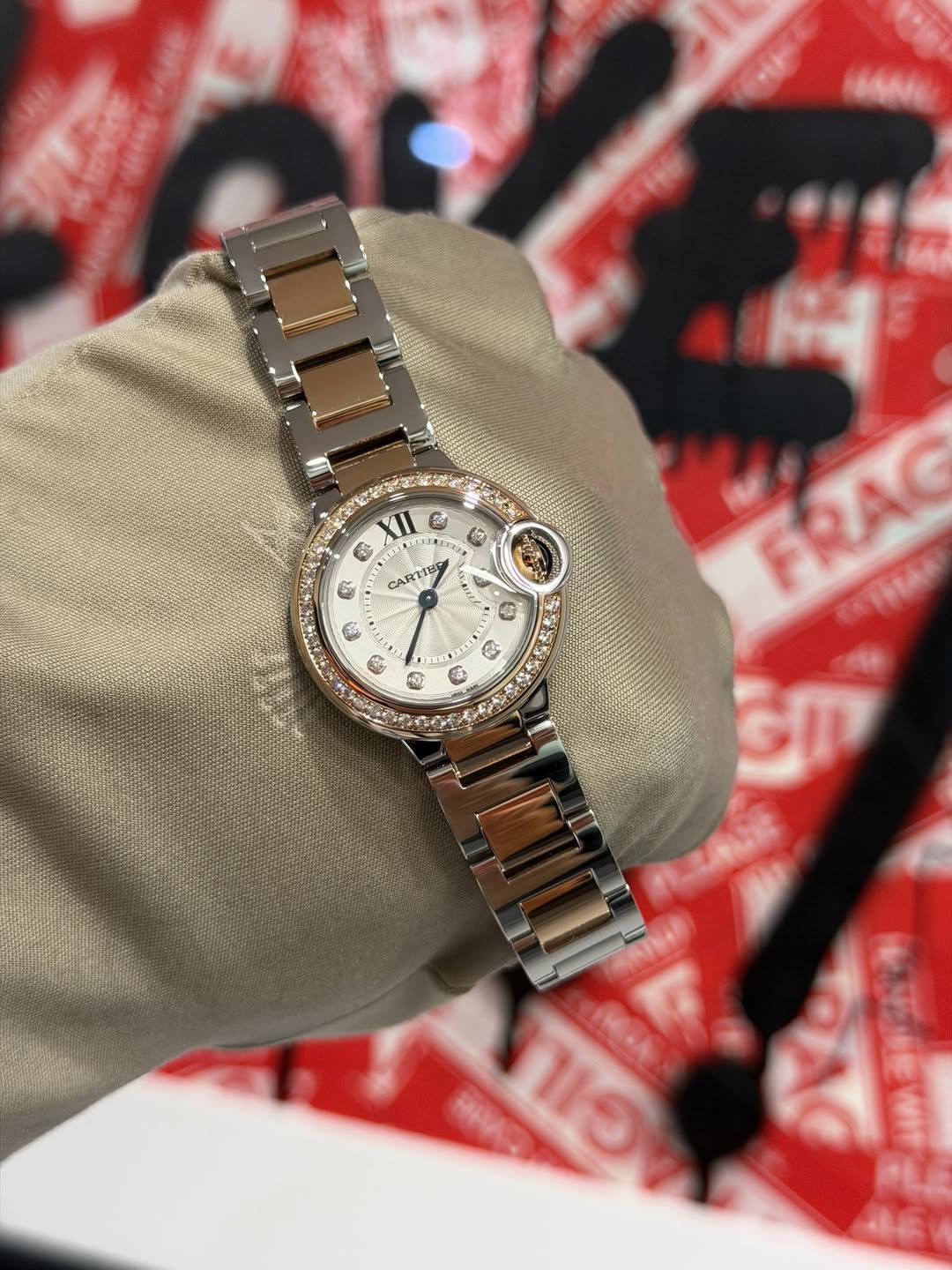 May be an image of digital watch and text