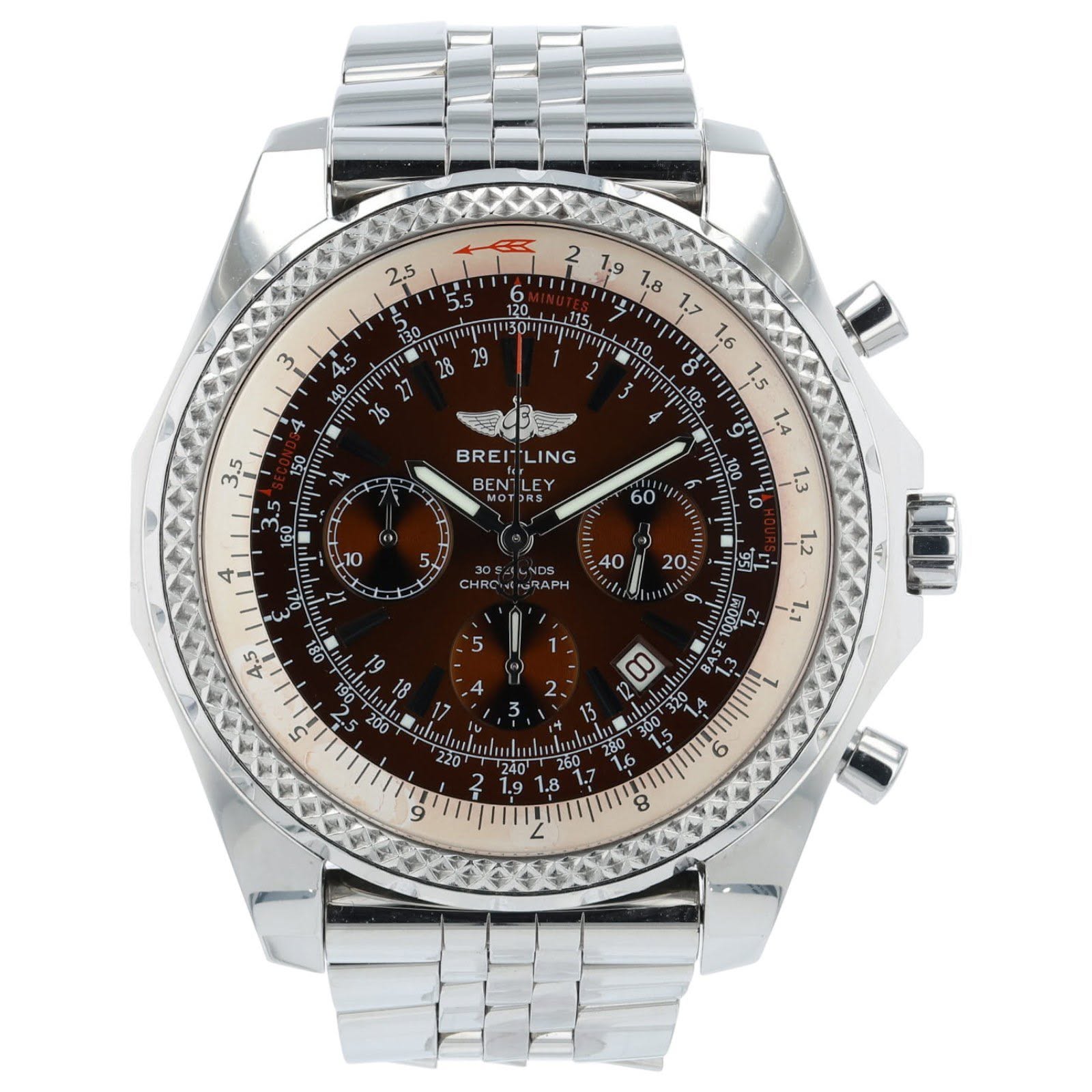 May be an image of wrist watch and text that says ' U กทุท BRE BREILING "LING BENTLE HOTET LEY 60 10 후 40 CHRCINRAPH RAPH CHRO 20 ٦ A 8 ب 0'