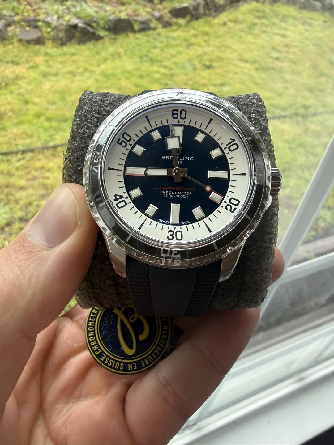 May be an image of wrist watch and text
