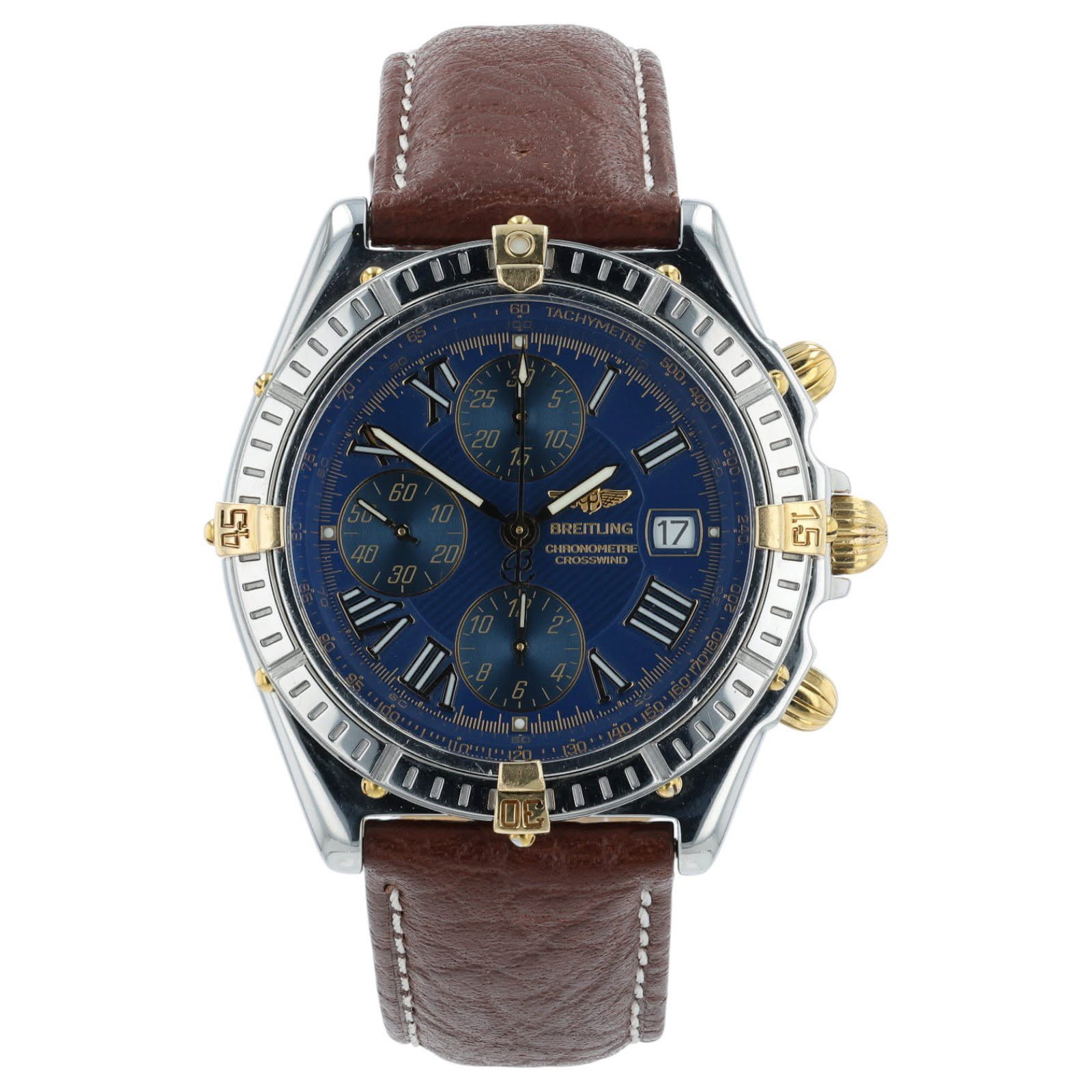 May be an image of wrist watch and text that says '0 75 BREMJING IONOMETRE 17 0 0 0 |/ 75 00 0 III I'