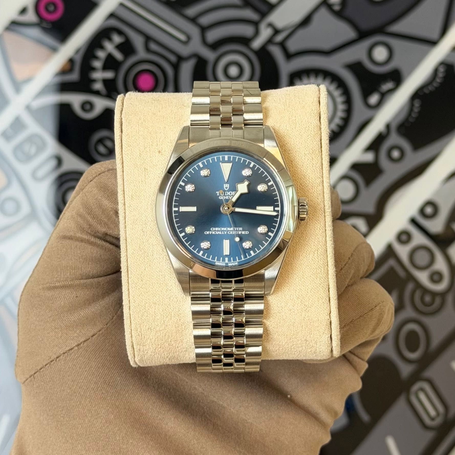 May be an image of wrist watch and text