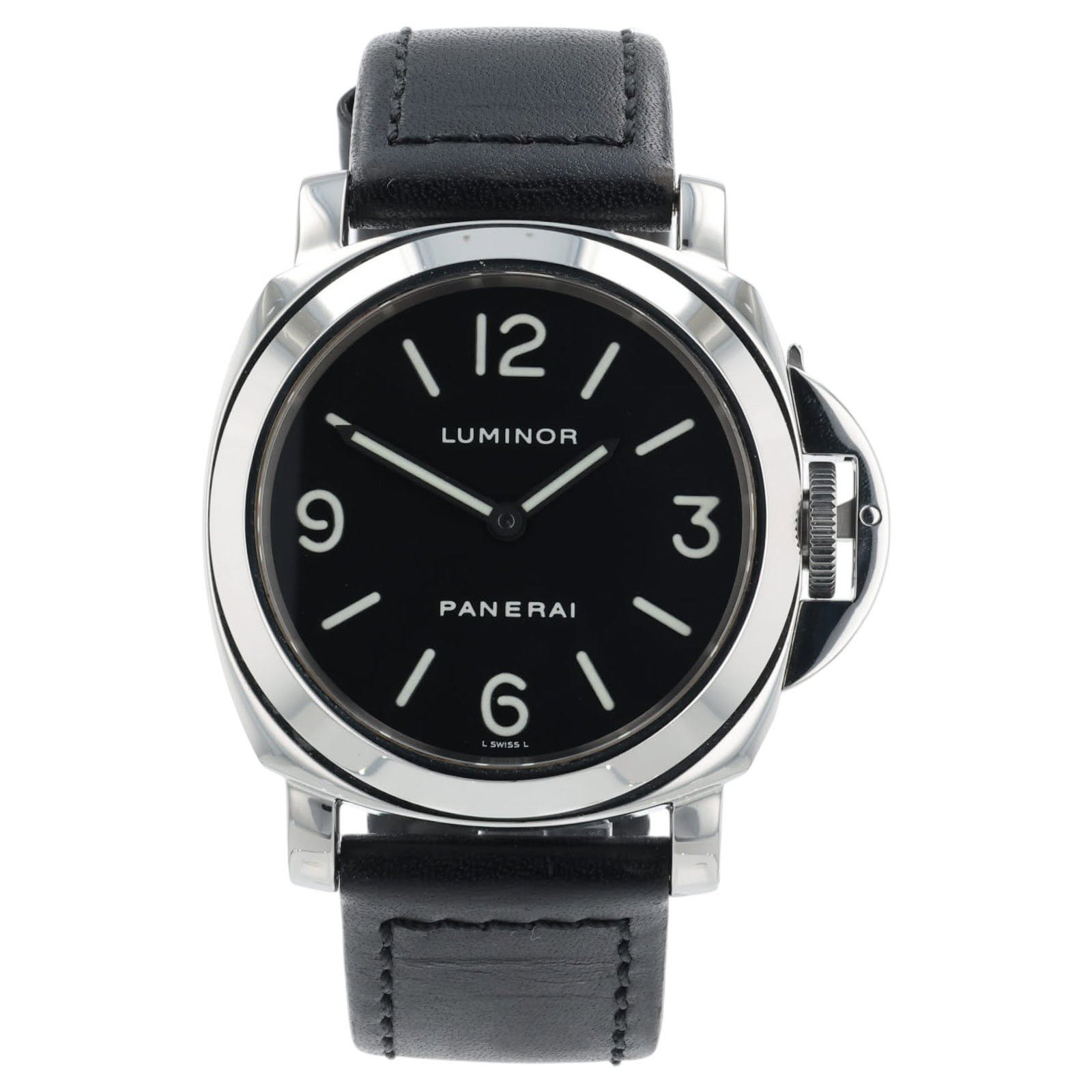 May be an image of wrist watch and text that says 'I /211 12 LUMINOR و 3 PANERAI 6 SWISS'