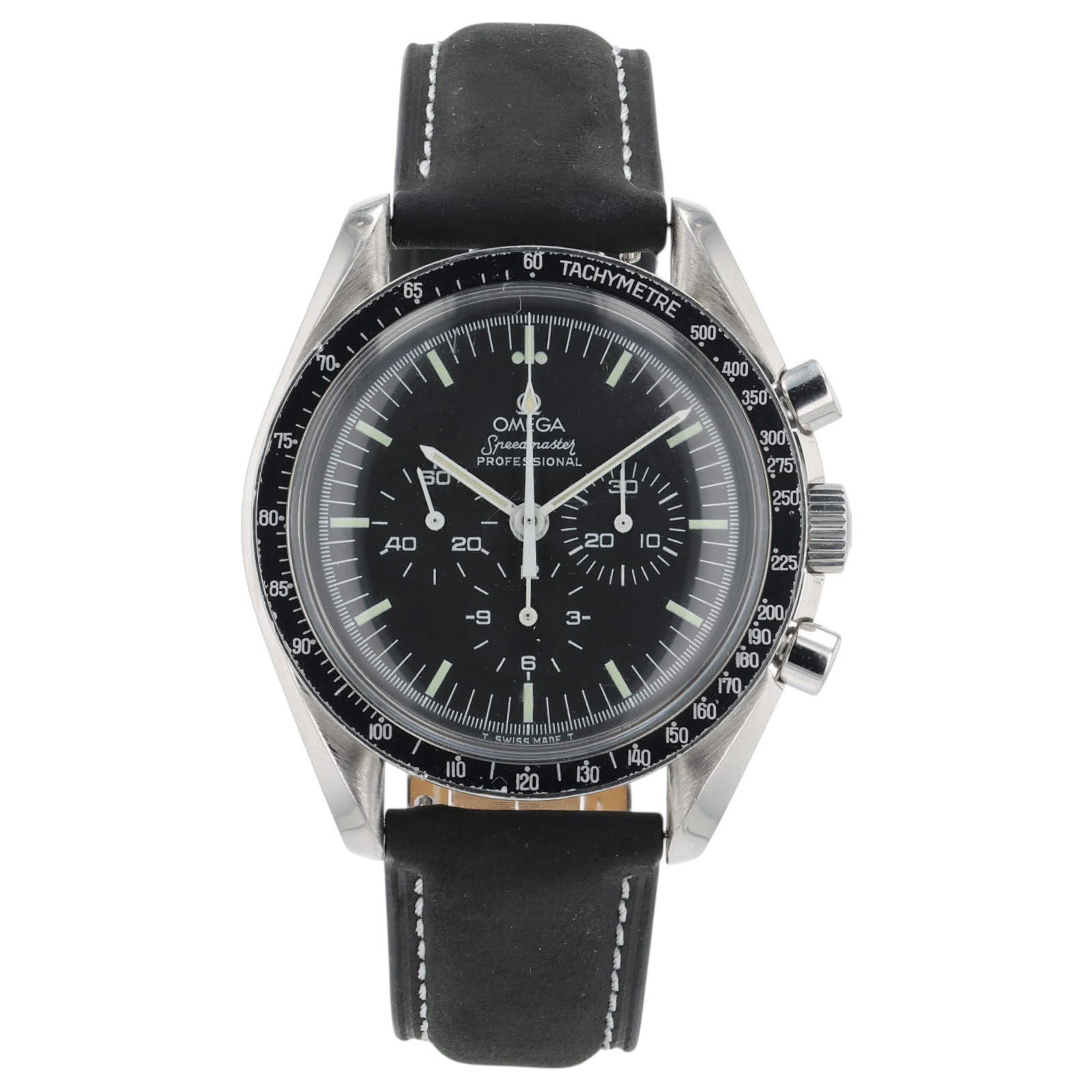 May be an image of wrist watch and text that says ' TACHYMETRE HKNNN អងរតរអស 500 ज 400 350 OMEGA OMEG GA 460 stet PROFE ROFES IONAL I0 0 / អីប 台0 ช่0'