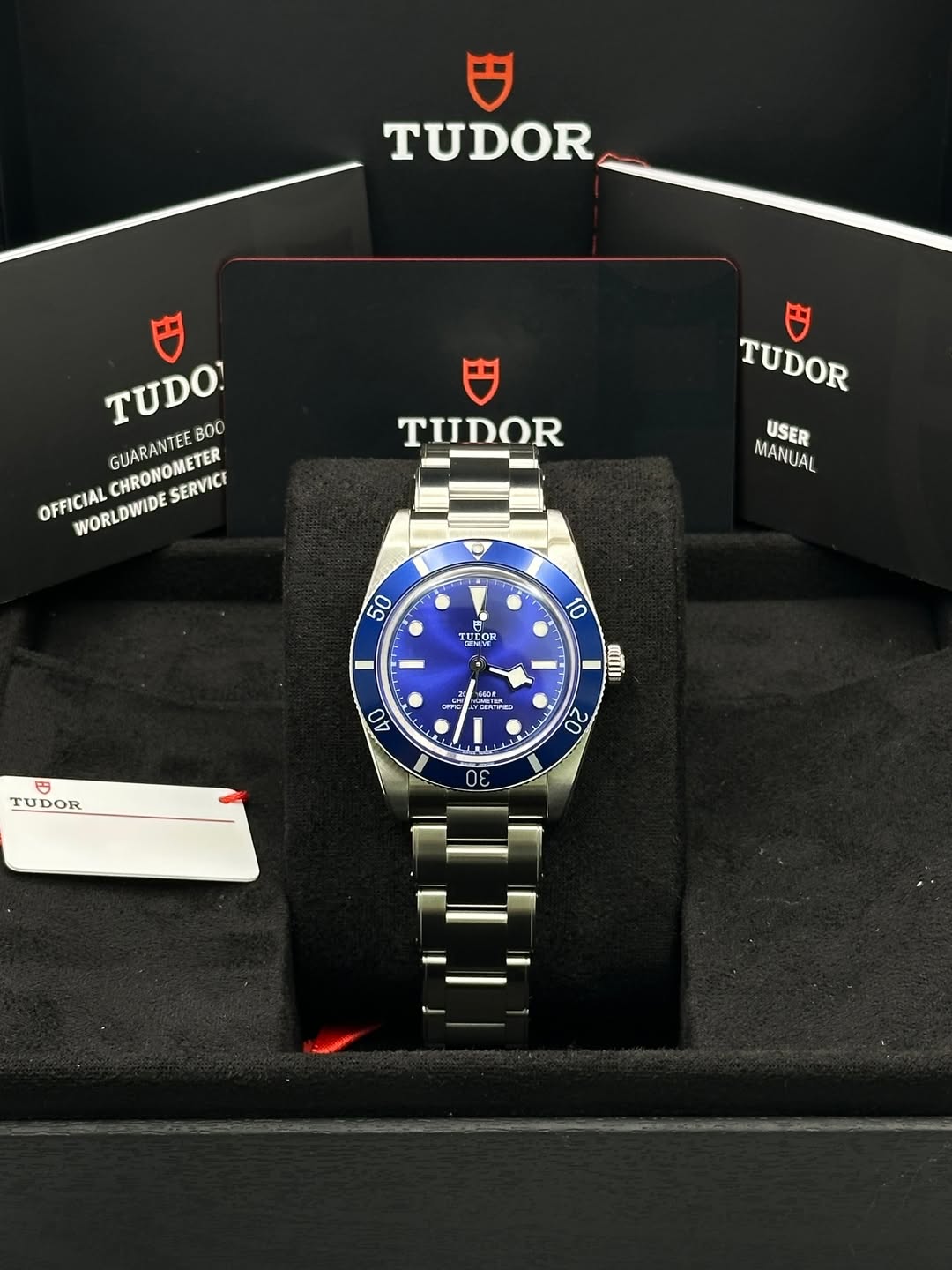 May be an image of wrist watch and text that says 'TUDOR TUDO' BOO GUARANTEE CHRONOMETER WORLDWIDESERVICI SERVICI OFFICIAL WORLDWIDE TUDOR TUDOR TUDOR USER MANUAL O 50 αξ UROR 10 -…