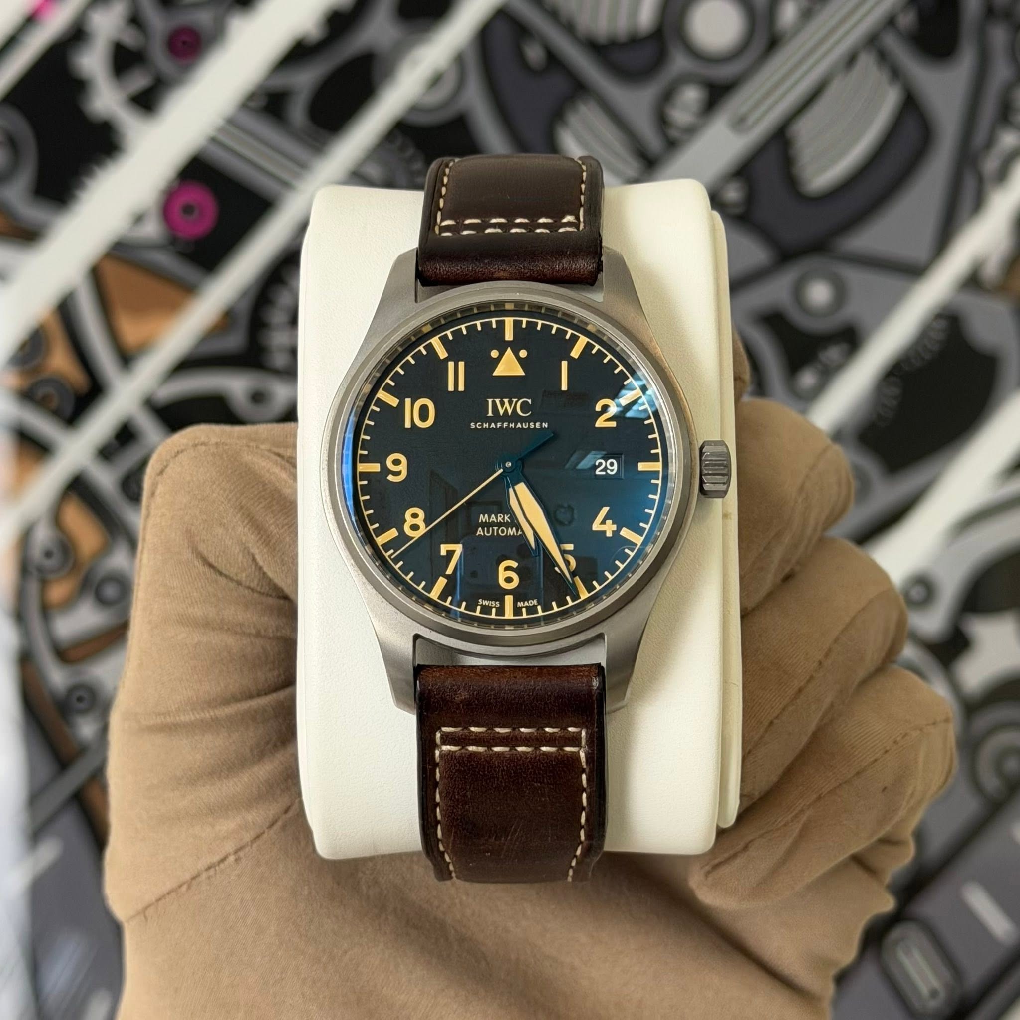 May be an image of wrist watch and text