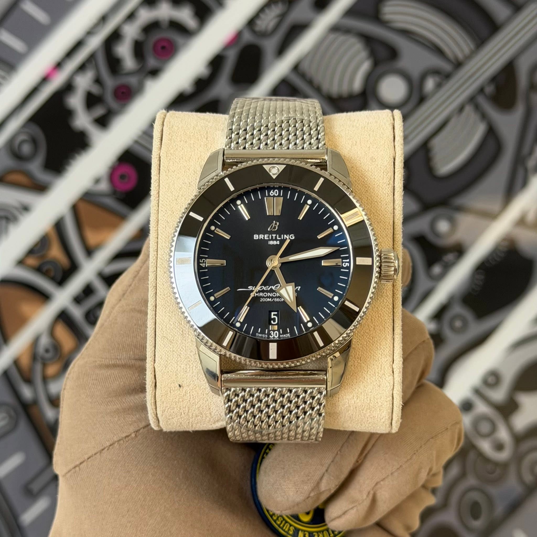 May be an image of wrist watch and text that says '60 ١ 45 BR BREIT EITL TLING ING 5 15 S sypere OM MONOA 5 30a.'