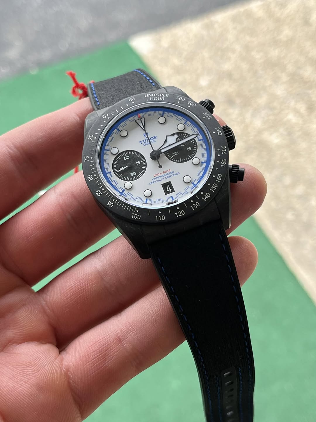 May be an image of digital watch and text