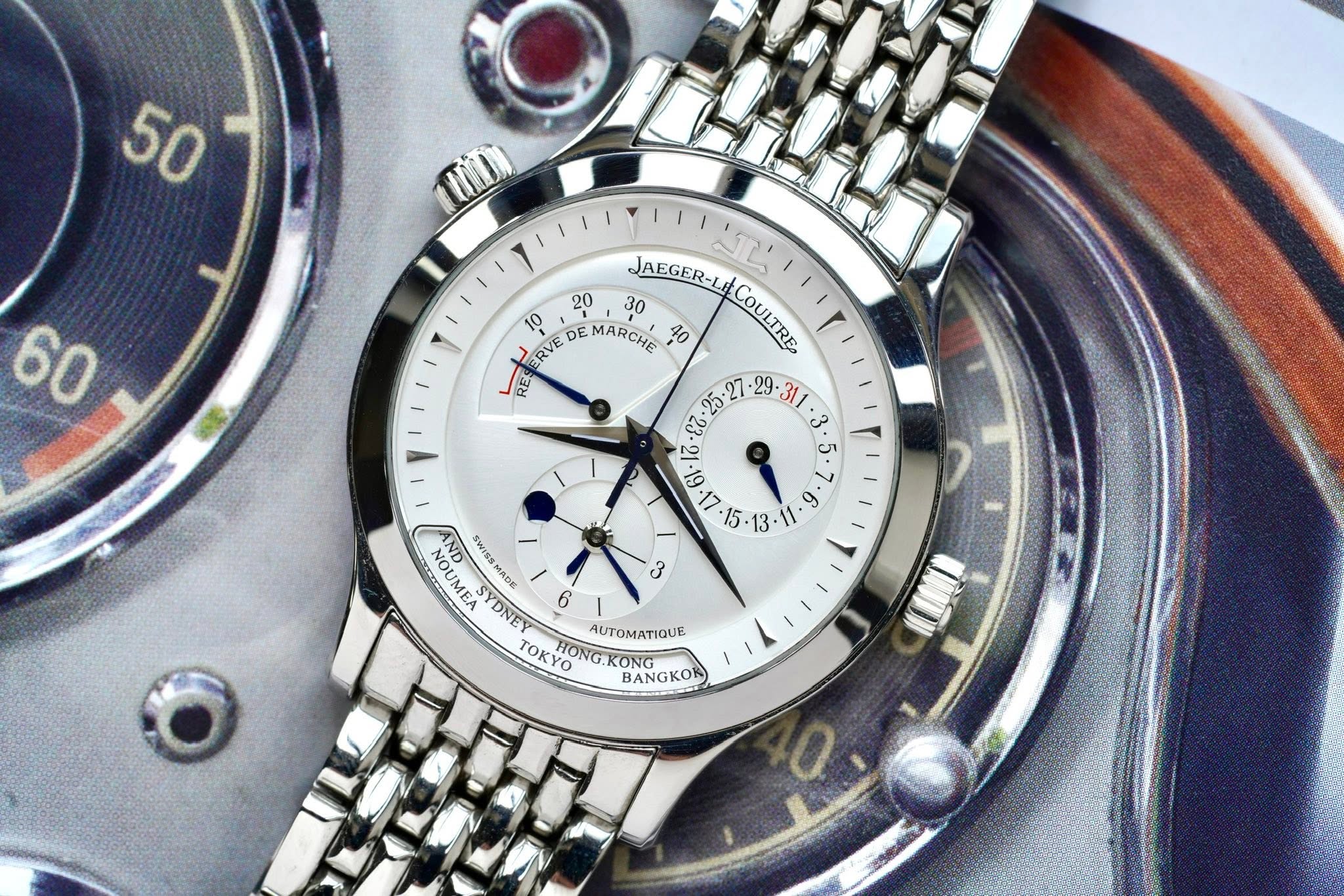 May be an image of wrist watch and text that says '50 60 茶 JAEGER-L COULTRE 20 30 JAEGER-LA JAEGER-LCOULTP 40 RVEDEMARCHE 10 DEMARCHE 1 ERVE MARCHE RES 88.25-27 දෑ ان . ش YDNE…