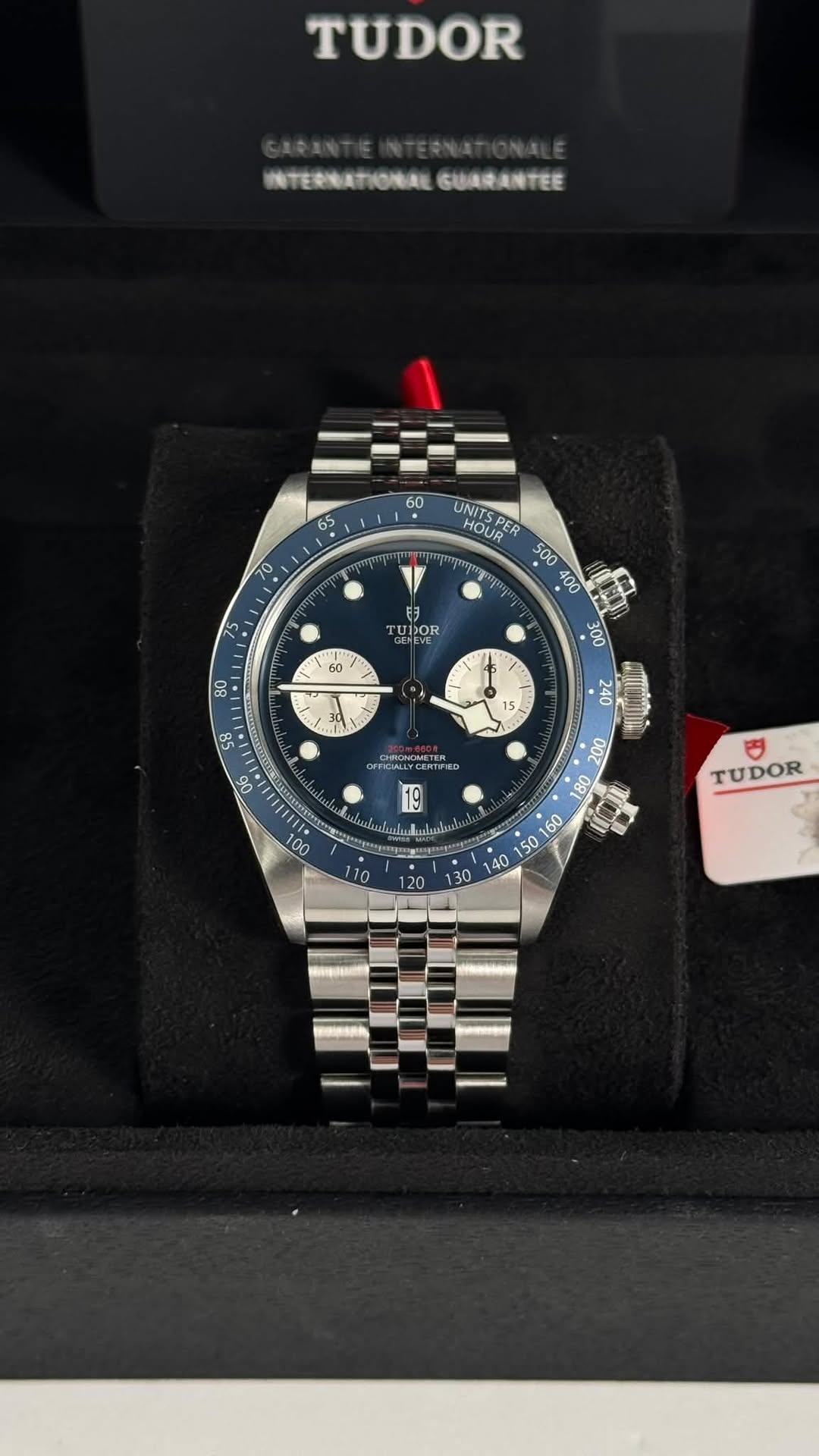 May be an image of wrist watch and text that says 'TUDOR SATER地ATIONAE GUARANTEE 60 65 70 መሥ UNITSPER HOUR I ፖማማየማጫን 500 400 ทุงพพุก 75 TUDOR GENEVE יוי #AWИ TUDOR 20'