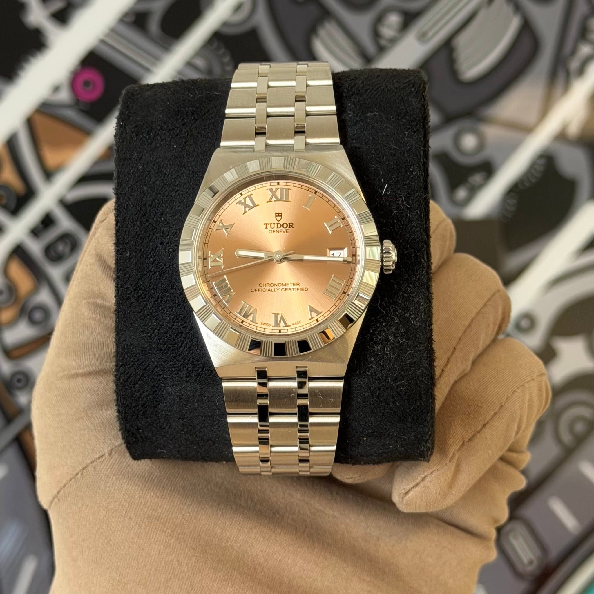 May be an image of wrist watch and text
