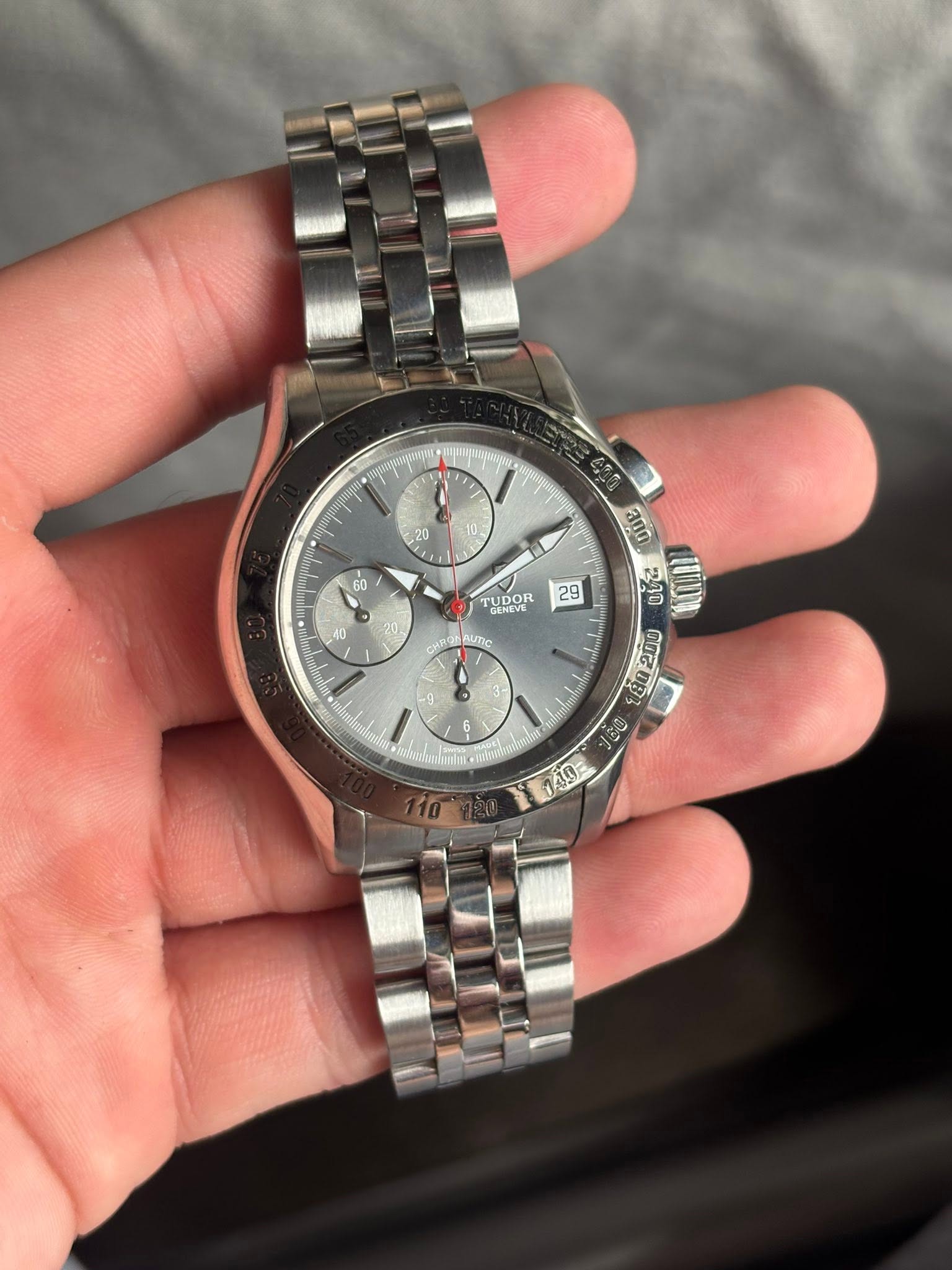 May be an image of wrist watch