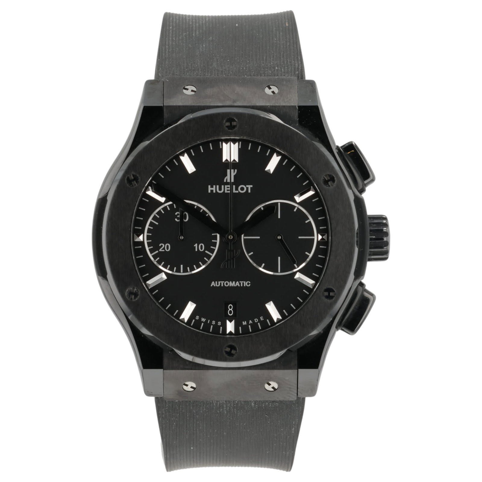 May be an image of wrist watch and text that says 'AY HUELOT LOT 20 10 AUTOMATIC OMA MATIC AUTO 8'