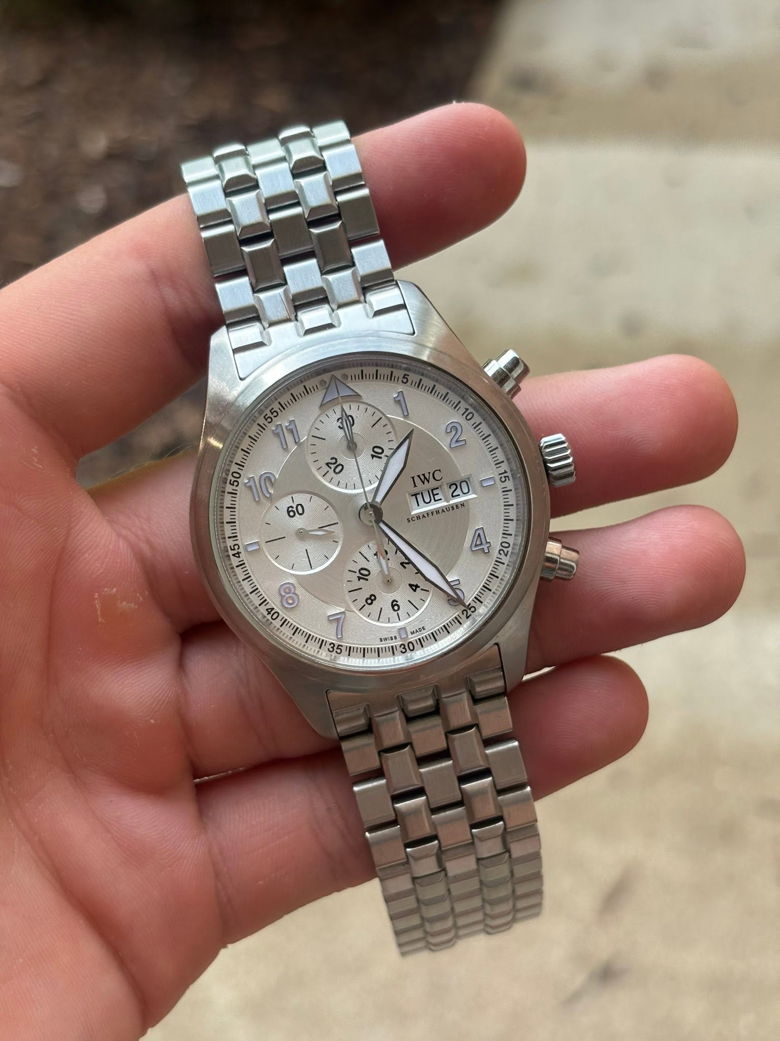 May be an image of wrist watch