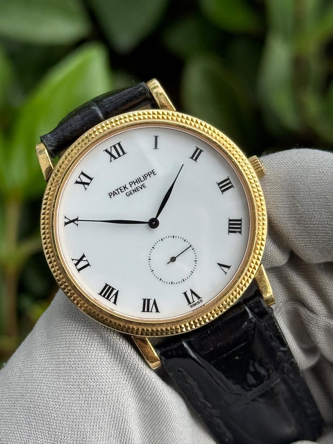 May be an image of wrist watch and text that says 'I n ΧΙ XI PHILIPPE IPPE PATEK GENEVE X IIII IX WЛ V MI SWISS くは 吉 MS Si もぎま W好 nΛ'