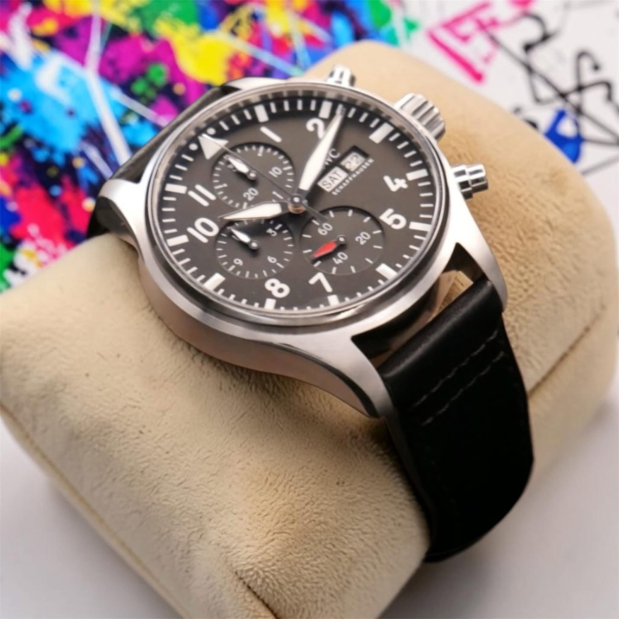 May be an image of wrist watch and text