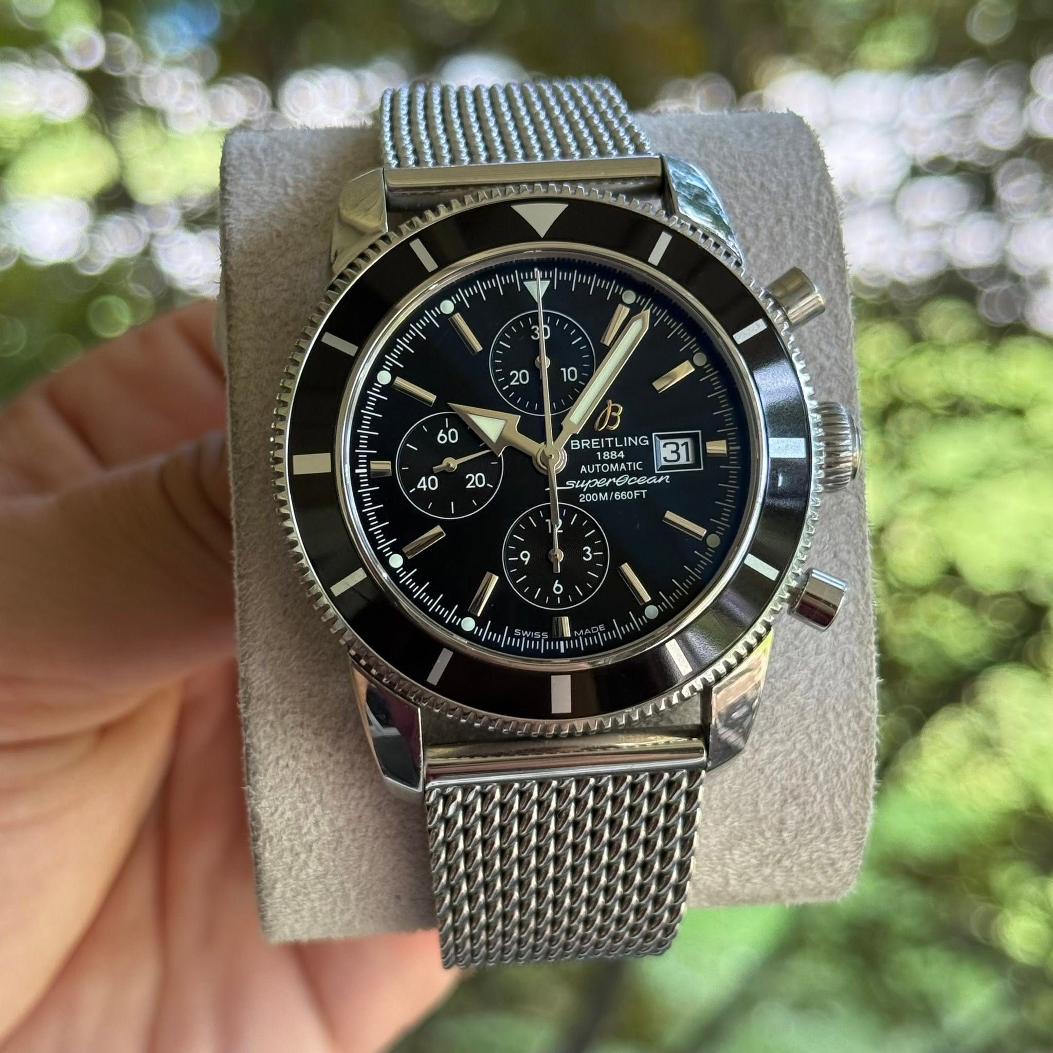 May be an image of wrist watch