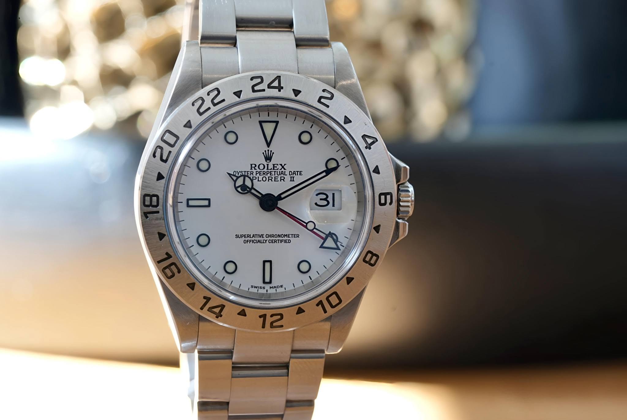 May be an image of wrist watch and text that says ' Ο O V ROLEX MYSTERPEORER OYSTERPERPETUALOATE RPETUAL LEX ROI OYSTER DATE LORER II 4 18 31 SUPERLATIVI CHRONOMETE SUPEACL TER…