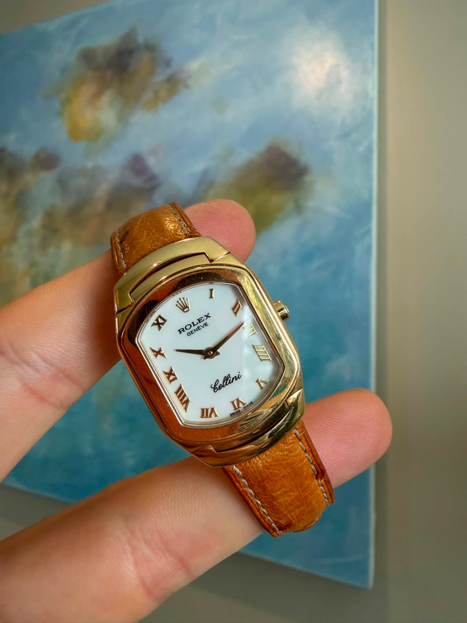 May be an image of wrist watch