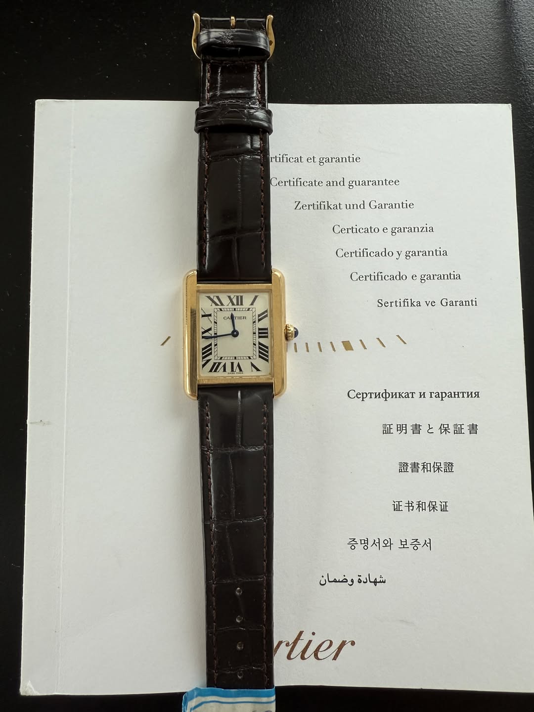 May be an image of wrist watch and text that says 'rtificatetgarantie rtificat et garantie Certificate and guarantee Zerlifikat und Garantie Certicato egaranzia e Certificadoy…