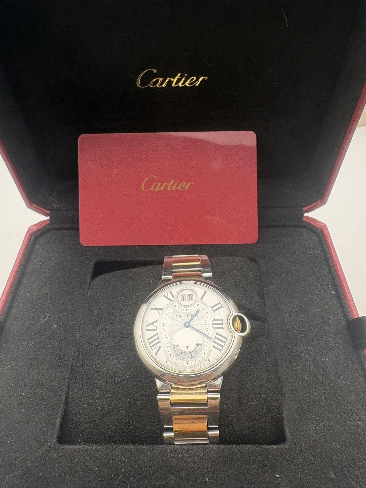 May be an image of wrist watch and text that says 'Cartier tier Cartier XI טד NTR 11 CARTI 1:181 II VIIA 1 D S Y T ক E mII'