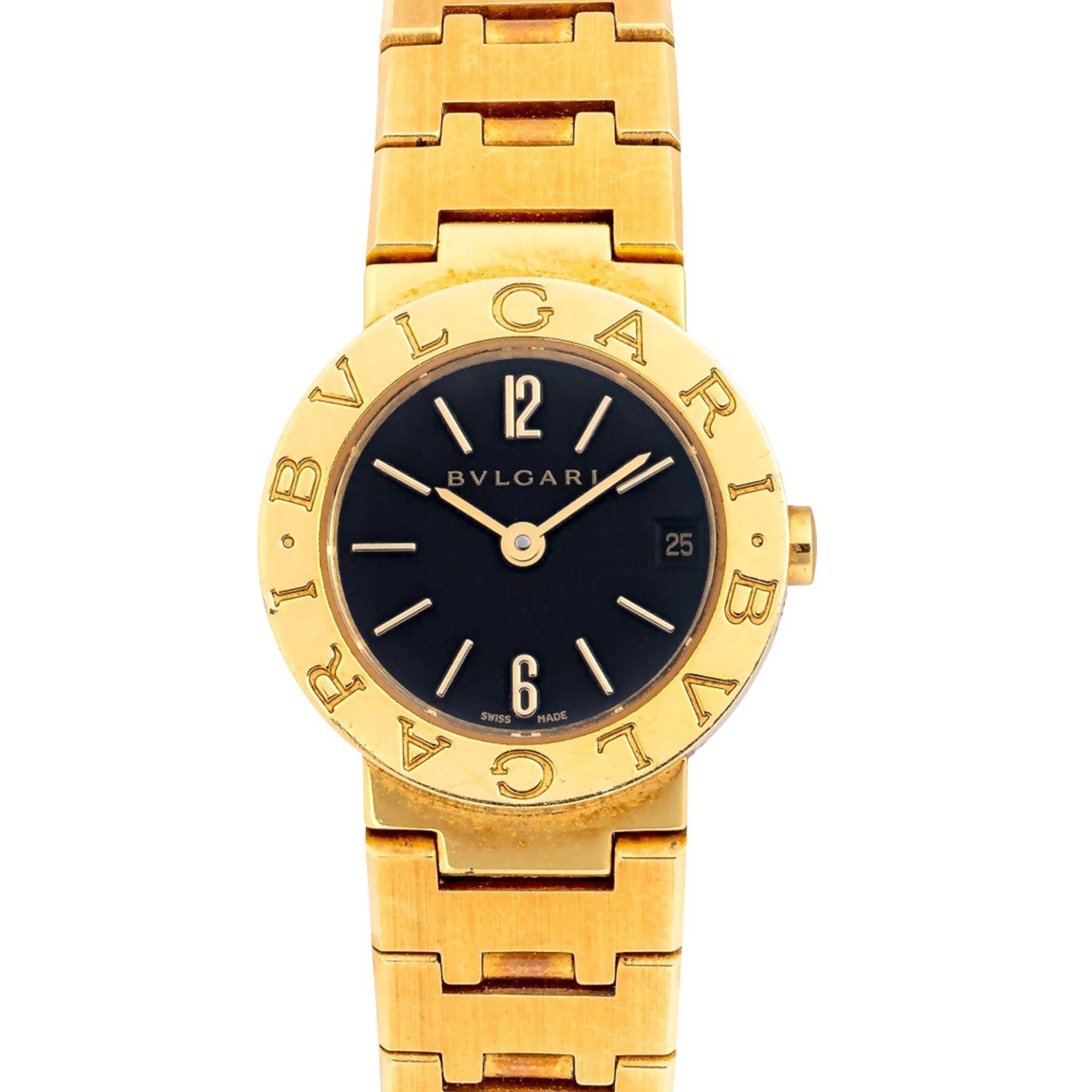 May be an image of wrist watch and text that says 'D I 12 12 I R BVLGAR 1 ."". ಯ هما SWISS 6 ၁ ר'