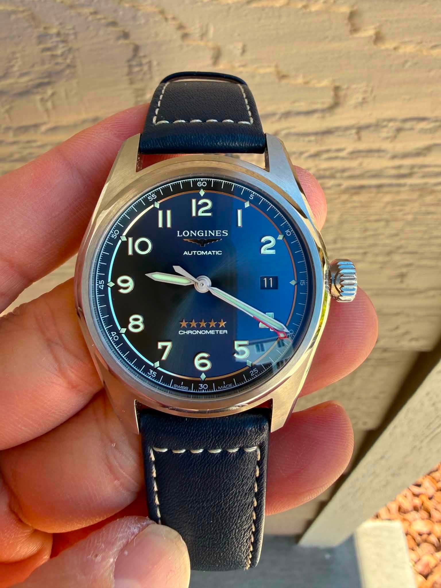 May be an image of wrist watch and text that says '60 ST 12 55 Il 50 LONGINES IO AUTOMATIC TOMA TIC AUT ttekk 0ס CHRONOMETER 7 5ッ 35 32 6 30mll'