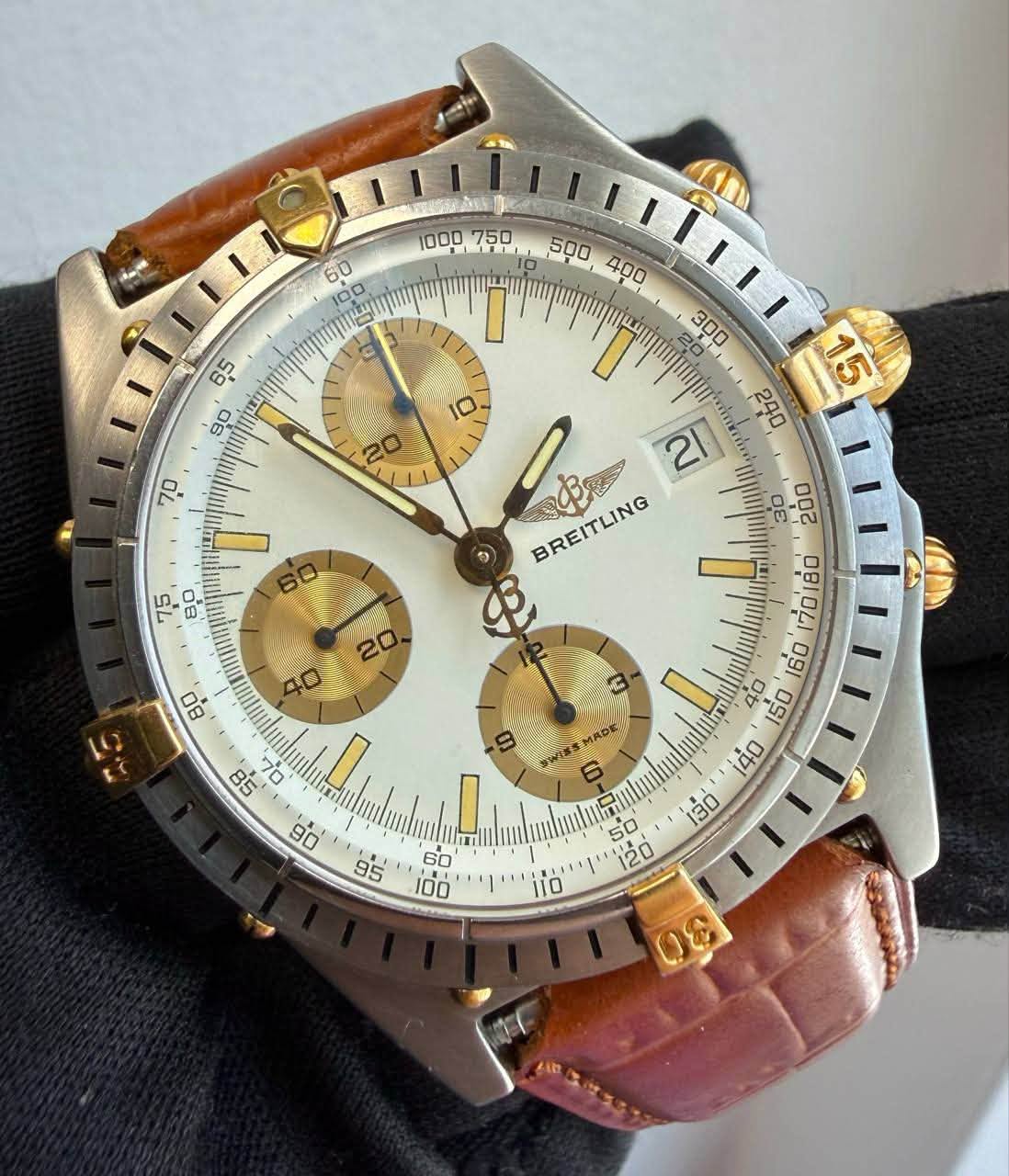 May be an image of wrist watch and text that says '。時味 C 65 90 2d 一富 BREITLING ያዋፍ L GD 85 欧 X5 y0 SWT滋. MAPE I 50 100 品 a5 و 110 0C'