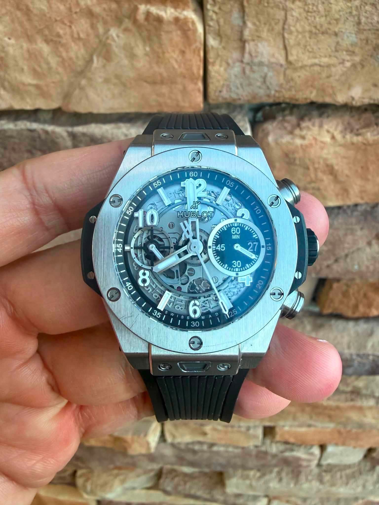 May be an image of digital watch and text that says '60 55 05 てし 50 10 D 남 HUBLOT 10 45 U 60 60 MN 1 MIN FIBI D 40 ॐे 35 F 20 30'