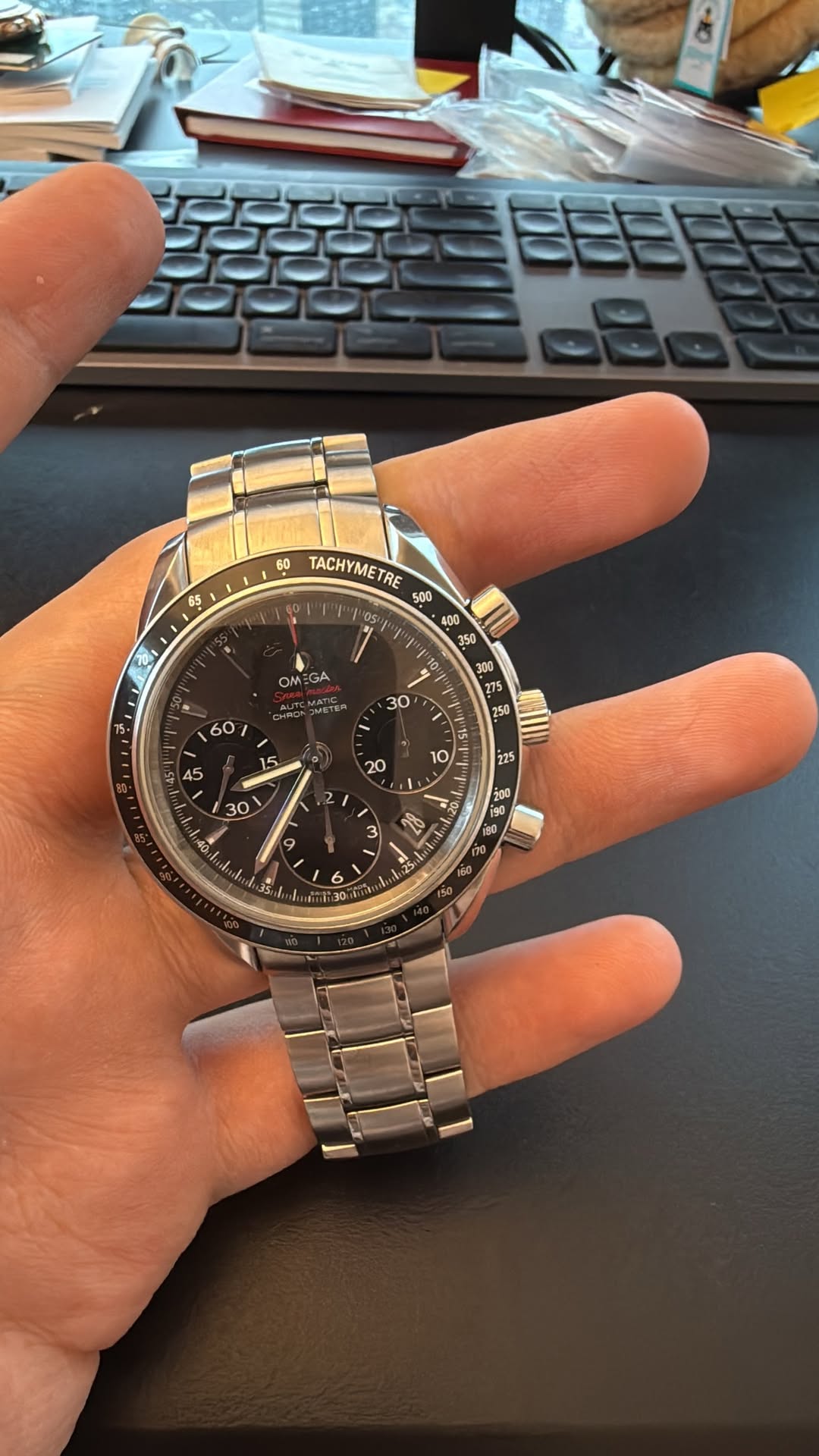 May be an image of wrist watch
