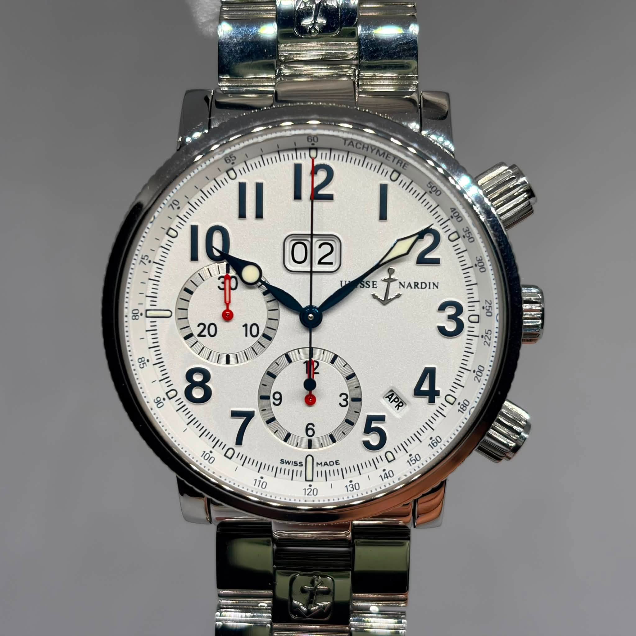 May be an image of wrist watch and text that says 'かきかん 1|12 II 12 IQ 02 3p 80 20 10 SB e I 2 SE NARDIN EL 3 APR 4 เมืด 1OU SwISS MADE 150 1i0 Jonfia n '