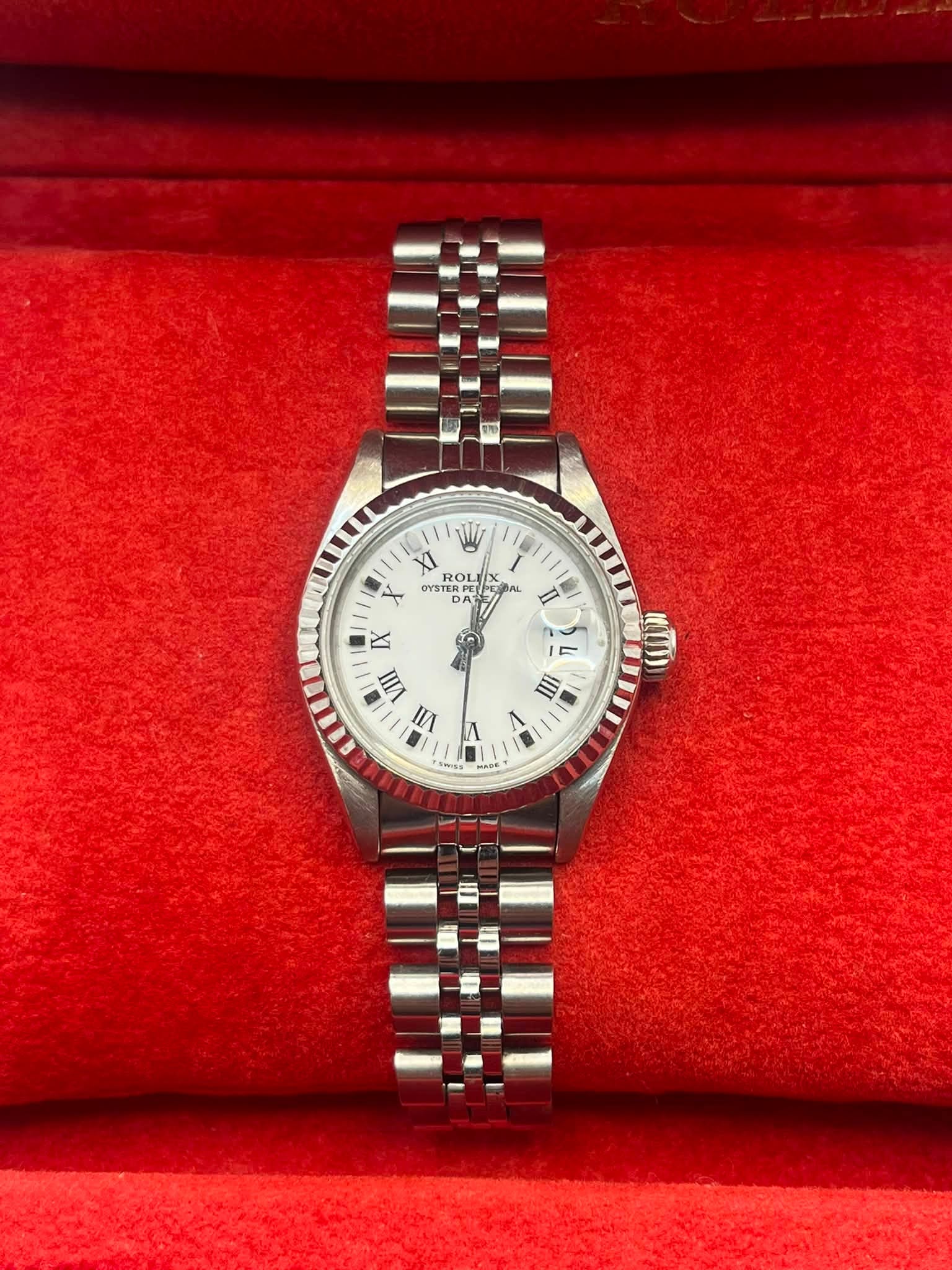 May be an image of wrist watch and text that says 'KI ROL OYSTERP ac X VII II I IIA A - PARSS mADE 4-'