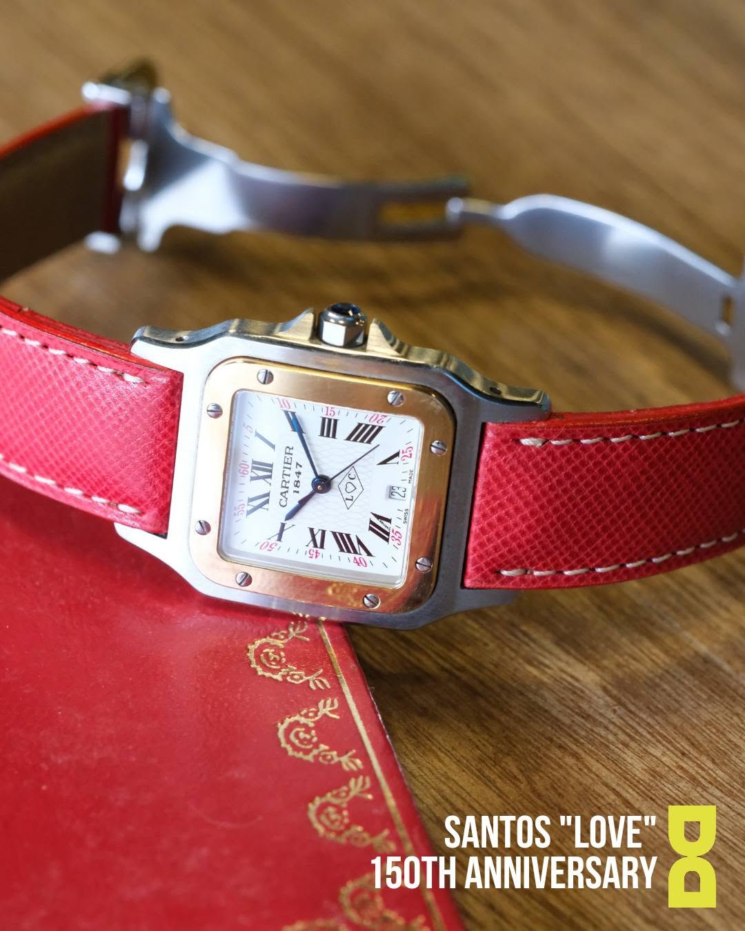 May be an image of digital watch and text that says '10 15 በሯ/ 109 IIX IX I MA 25 2OD 25 1251, عله ケ I E 40 35 S11! ፡ናት፡ 090 SANTOS "LOVE" 150TH ANNIVERSARY 8'