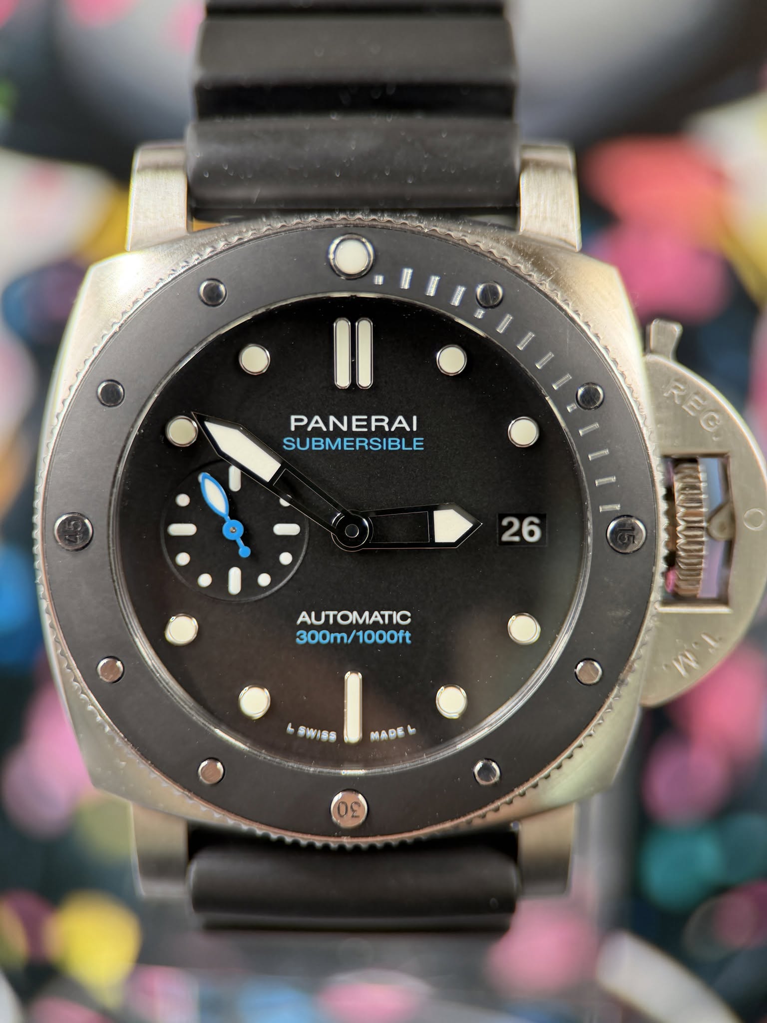 May be an image of wrist watch and text