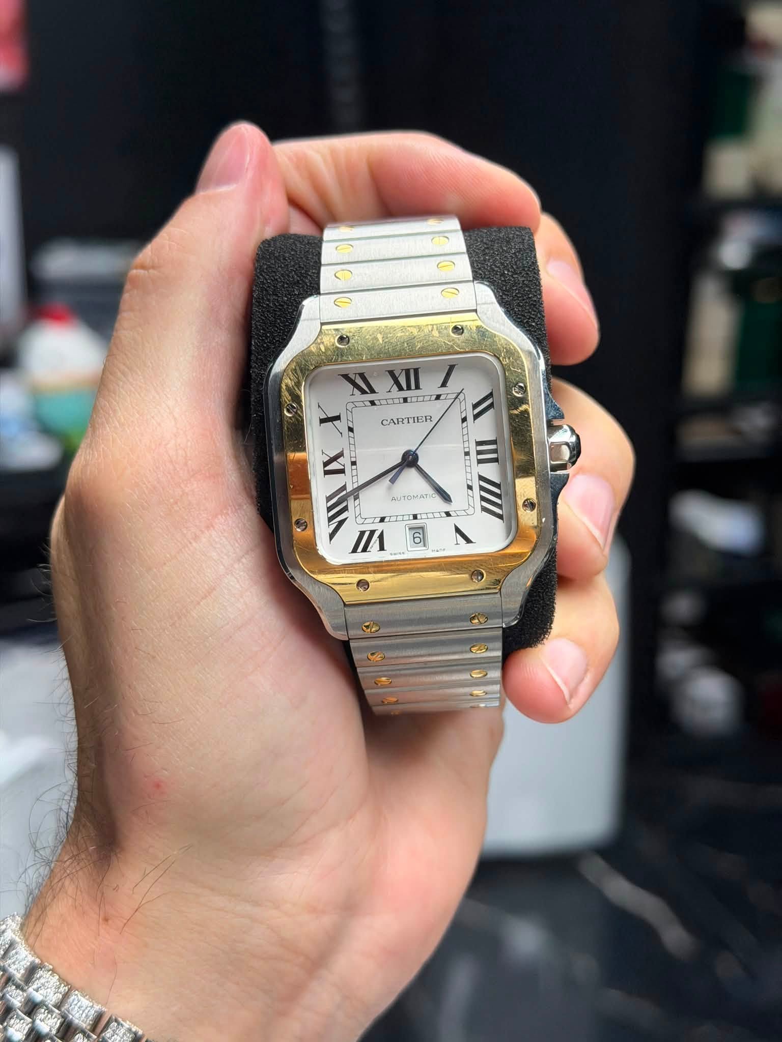May be an image of digital watch and text