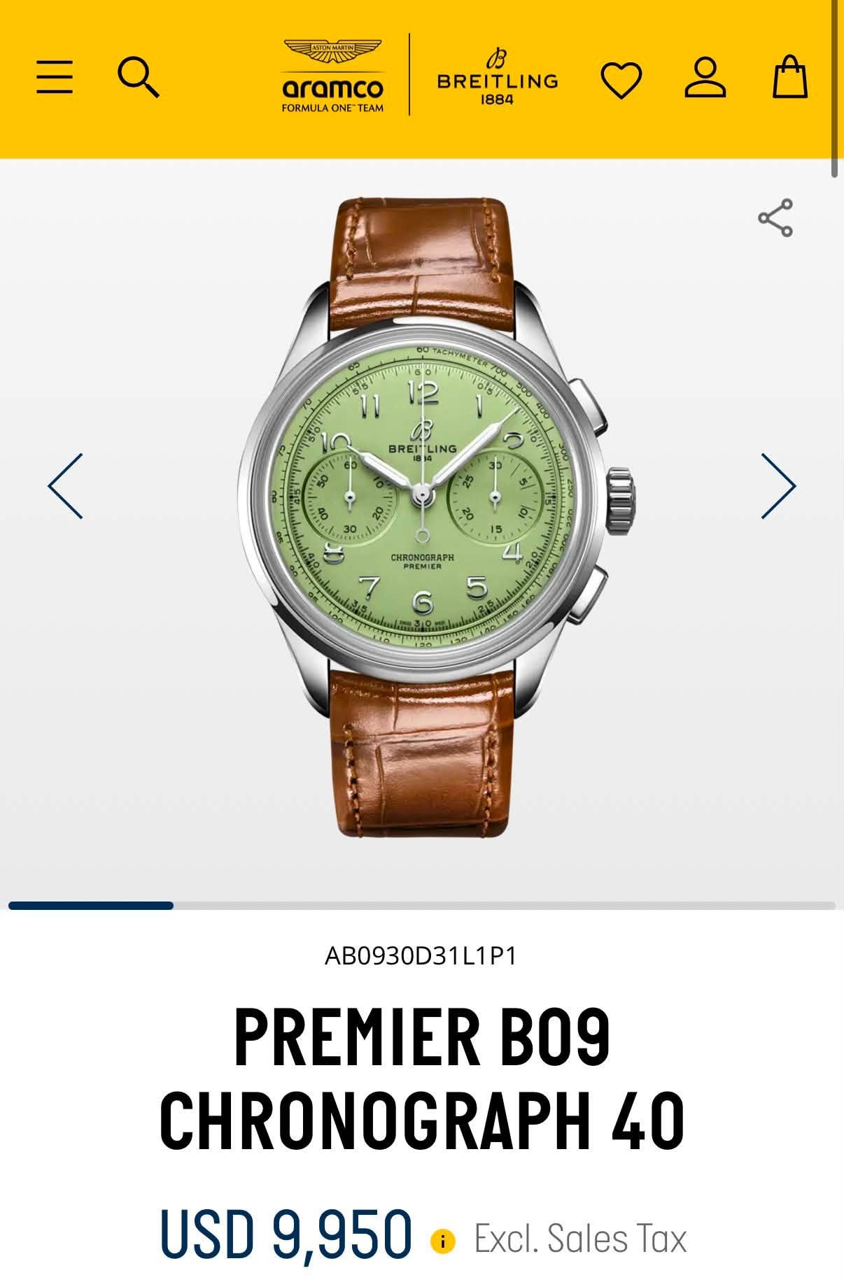 May be an image of wrist watch and text that says 'IAMS aramco FORMULA ONE" TEAM お BREITLING 1884 ၁၅ 15/8 SENYWEYE LYE 70 정 oig Αγυ ב R BREI BREIİLING ING ቀ 3b 1o ប្គេប 300 5 A1…