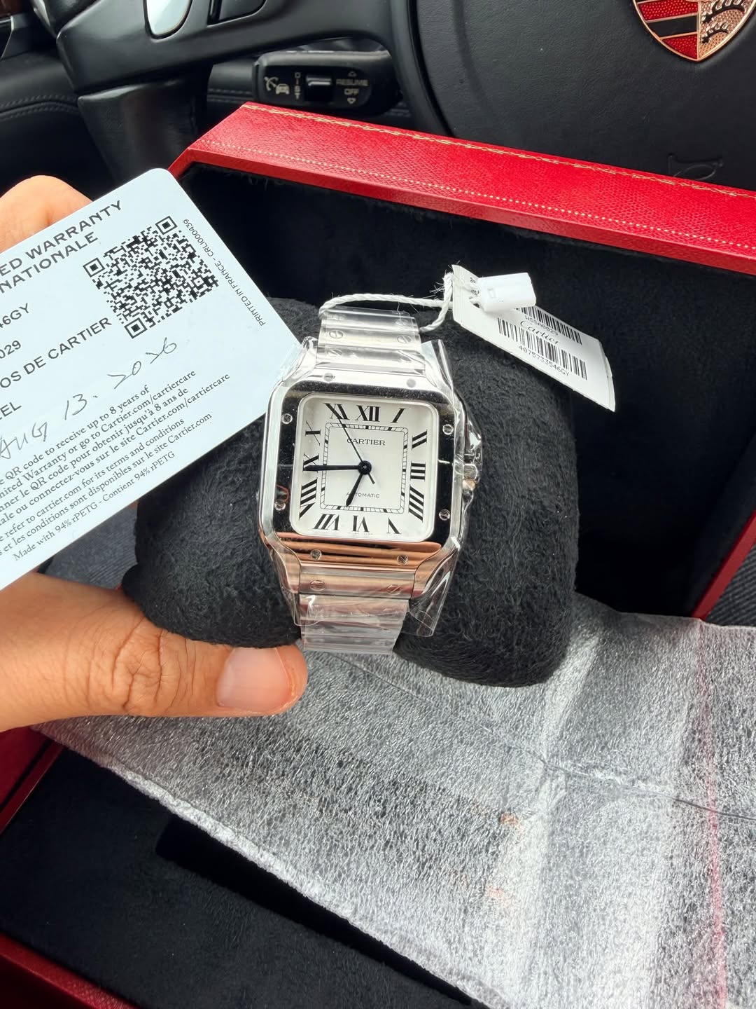 May be an image of digital watch and text