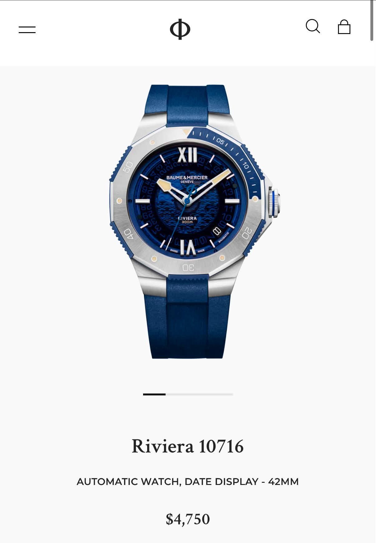 May be an image of wrist watch and text that says 'ကာင်မေသး 05 O ١ XII 이8 BAUME DAUME&MERCI MERCIER ER 10 o 40 -ing IVIERA ١ V /۱٨٨ - L 00 E / 20 7 தத் 0ε Riviera 10716 AUTOMATIC…